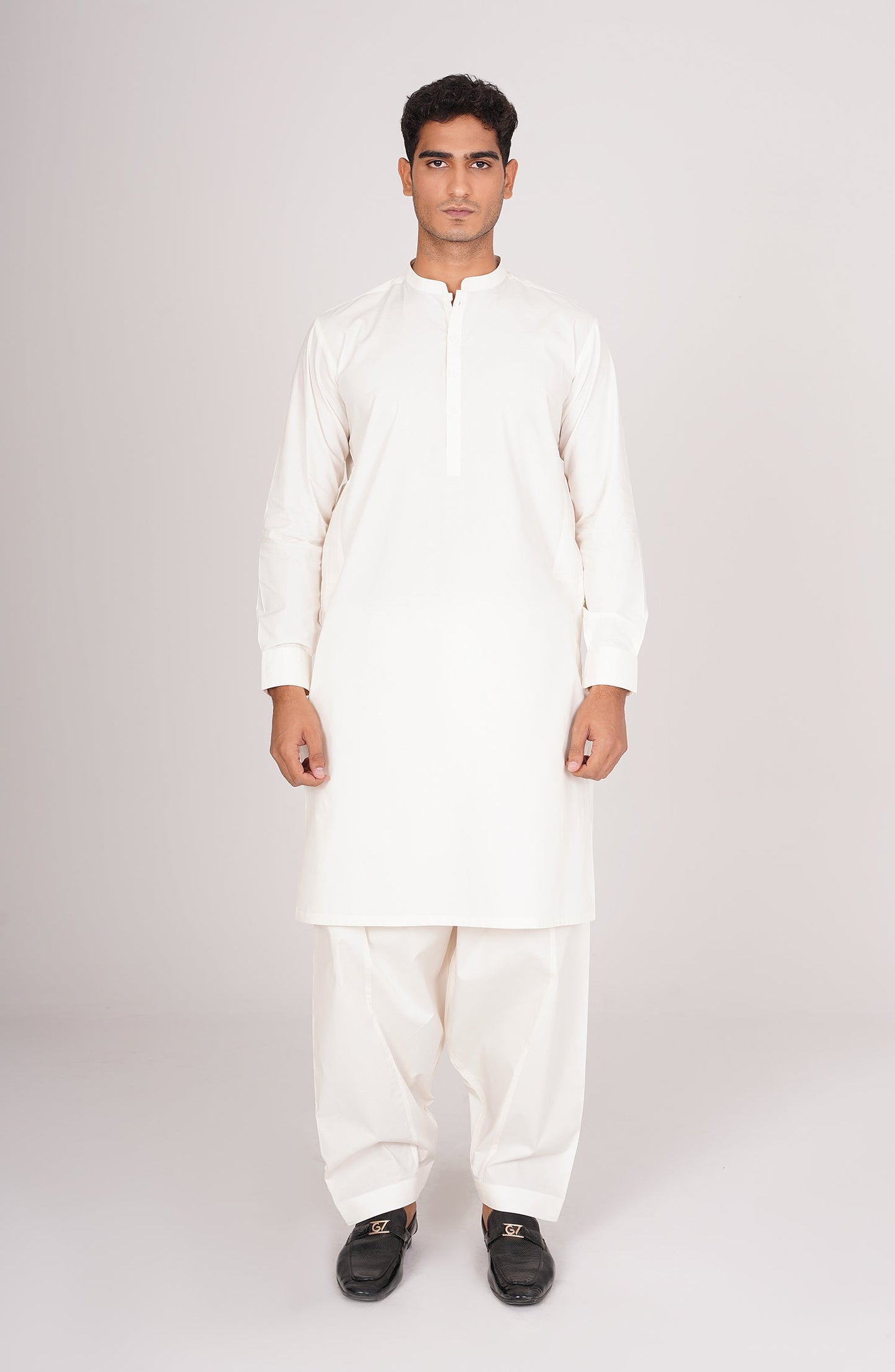 Men's Band Collar Suit - Shop Now at Shahnameh