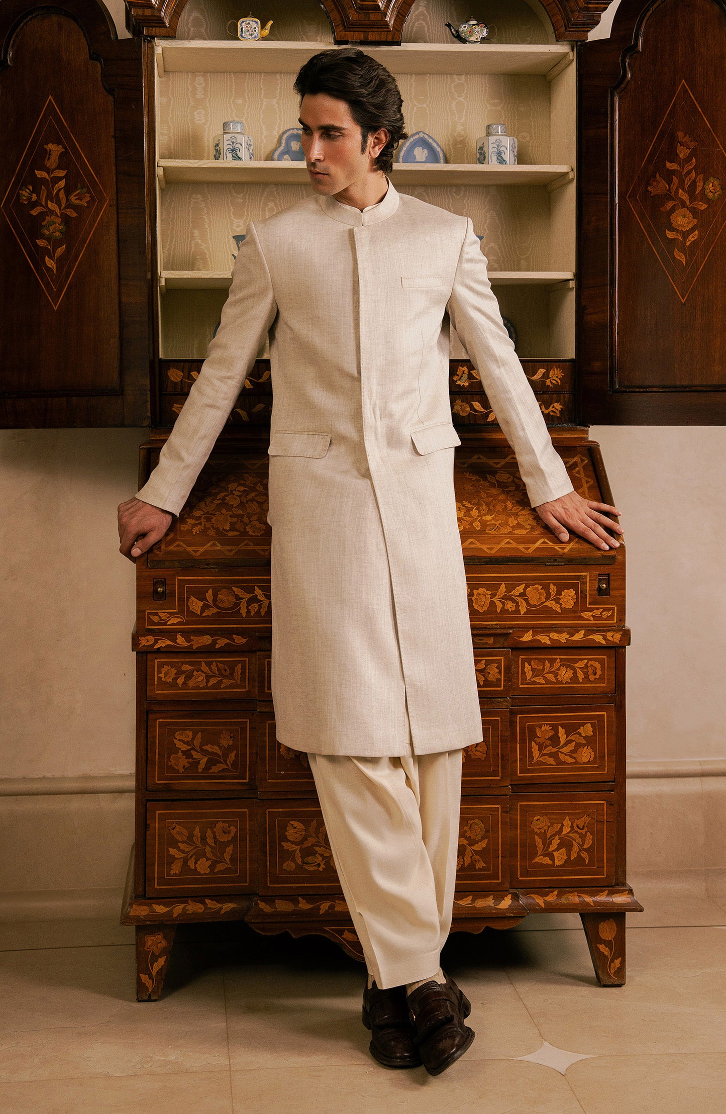 Men Basic Sherwani - SMSH801425 - Shop Now at Shahnameh