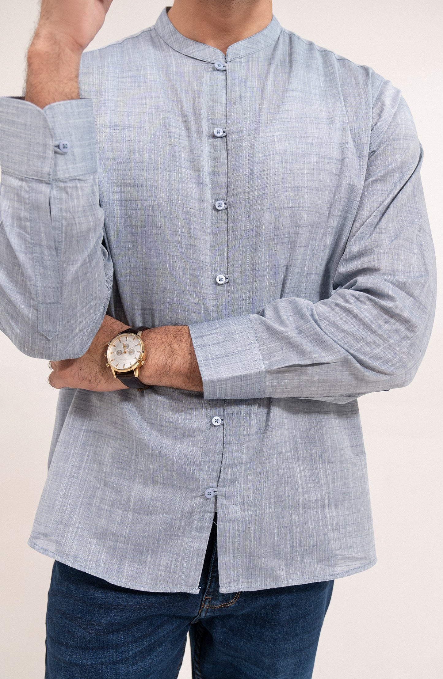 Men's Chambray Shirt - Shop Now at Shahnameh
