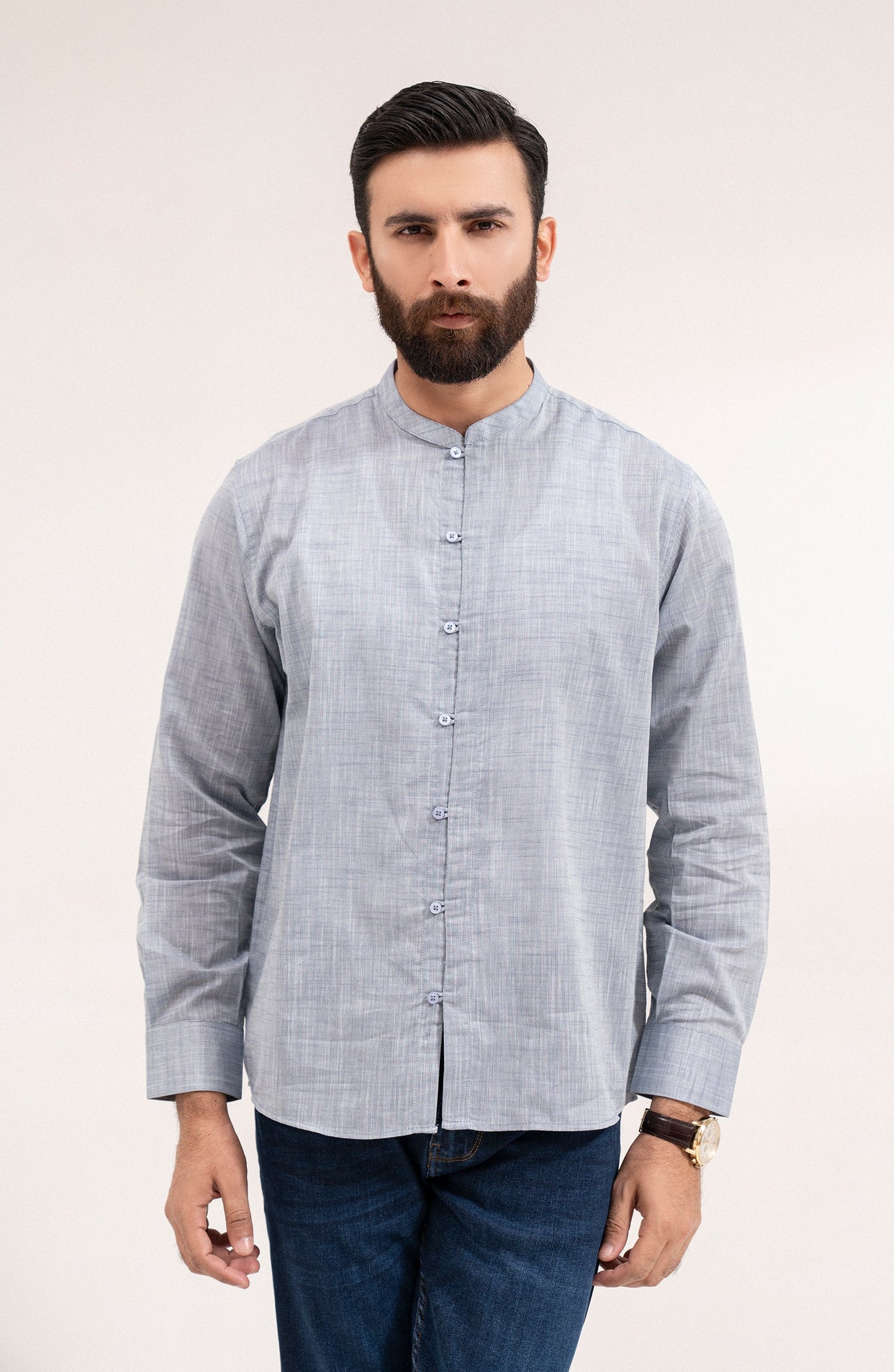 Men's Chambray Shirt - Shop Now at Shahnameh