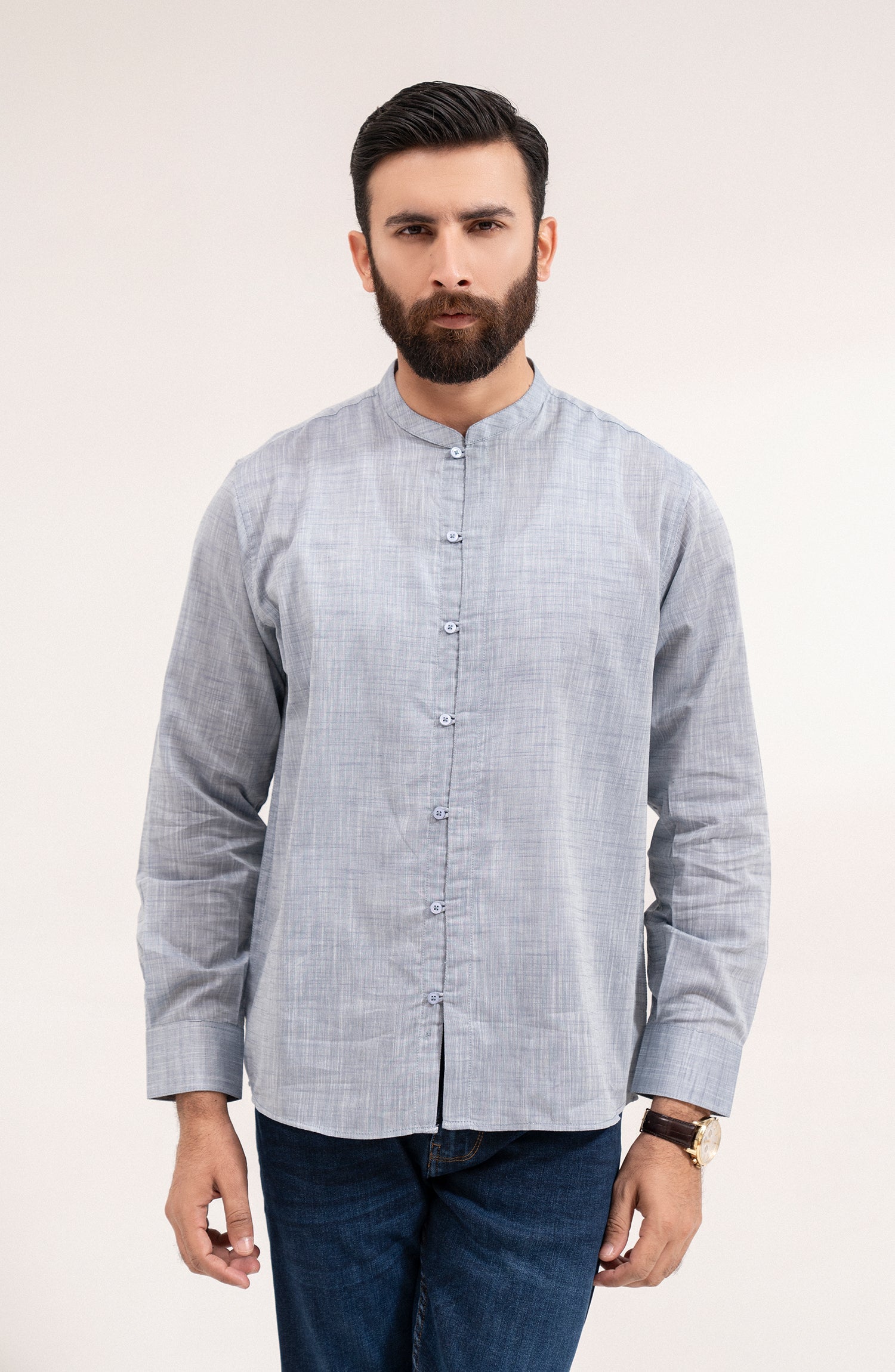 Men's Chambray Shirt - Shop Now at Shahnameh