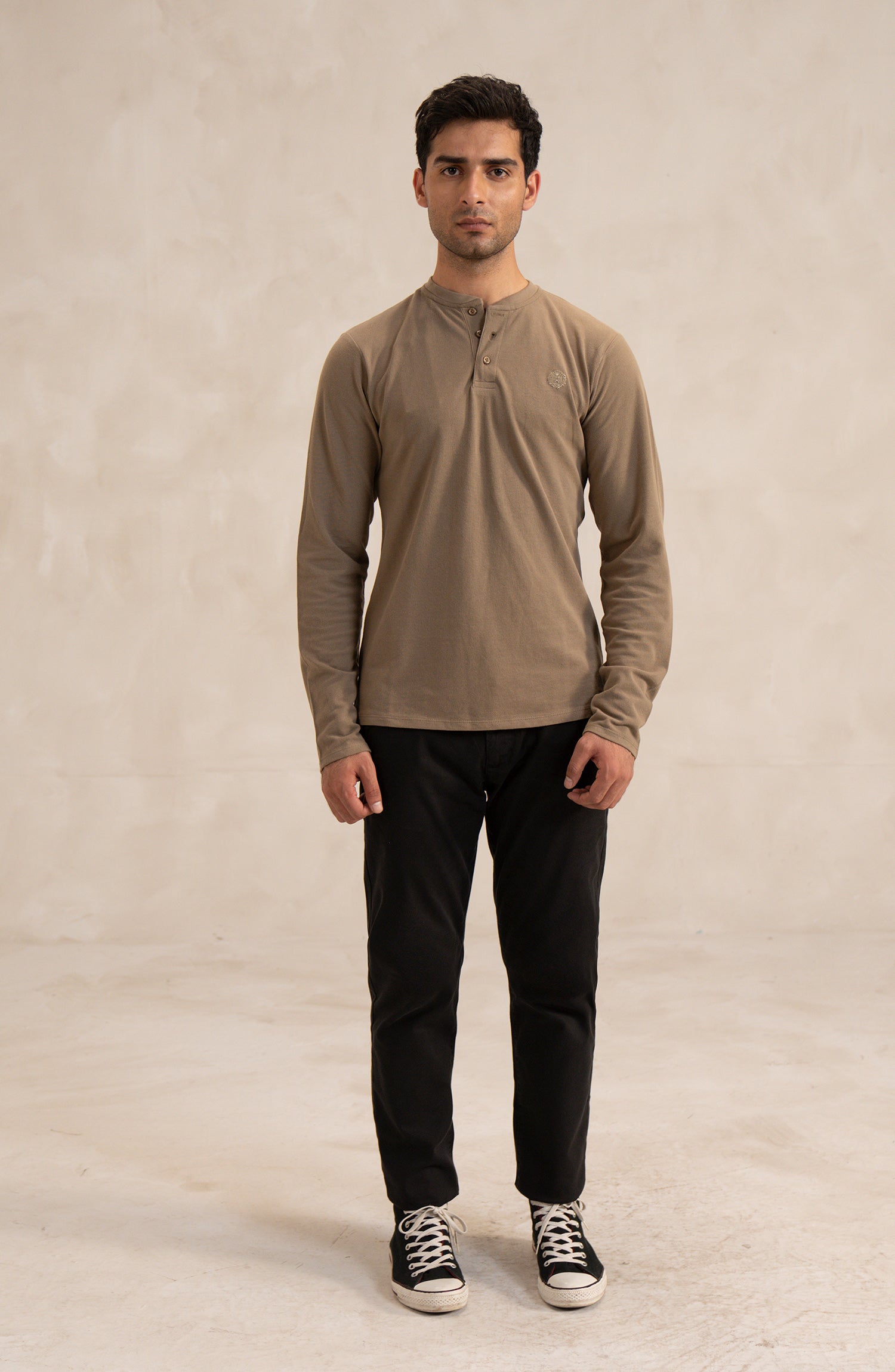 Men's Pique Henley - Shop Now at Shahnameh