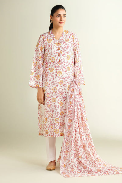 3 Piece - Printed Suit - X6114 - Shop Now at Kayseria