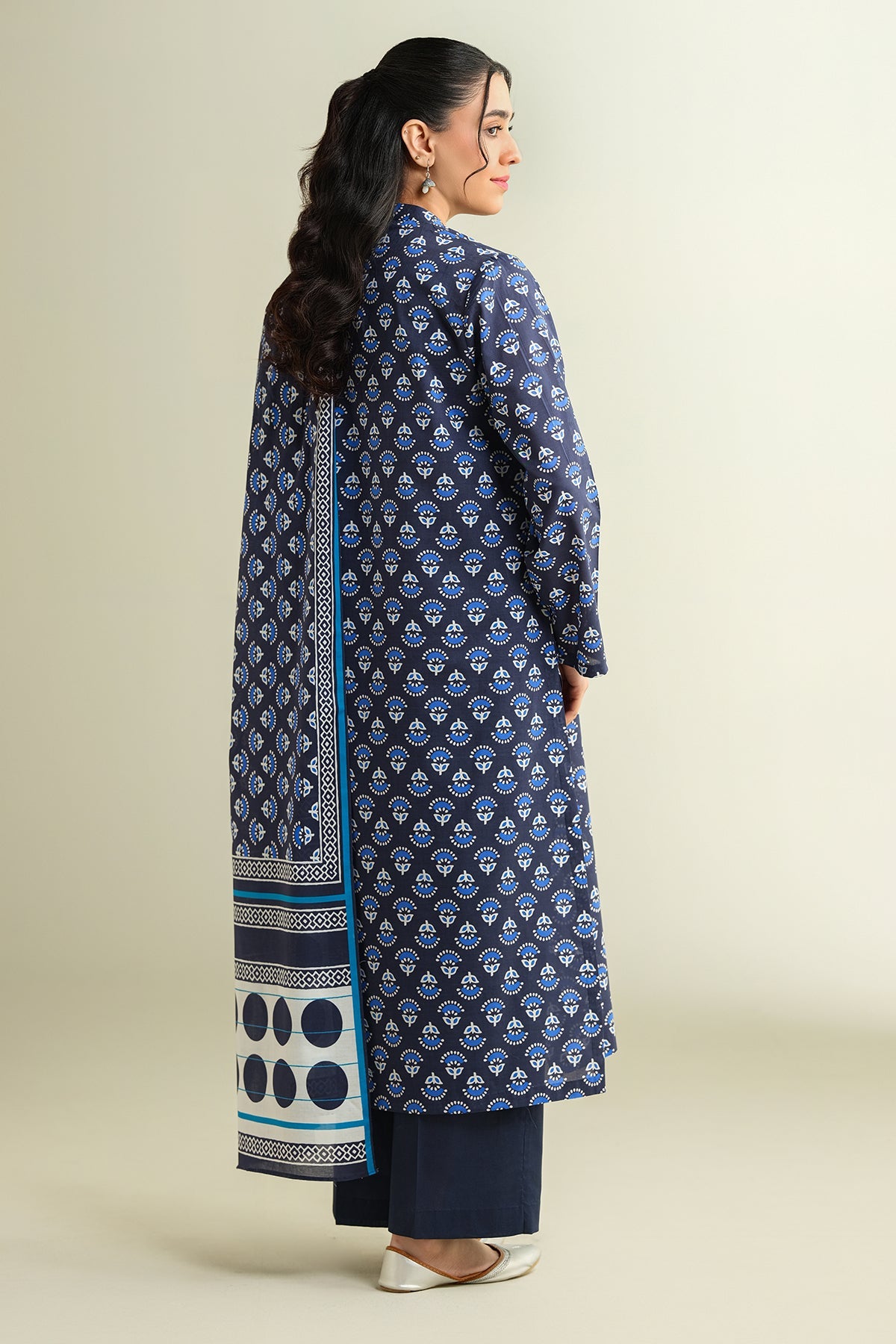 3 Piece - Printed Suit - X6130 - Shop Now at Kayseria