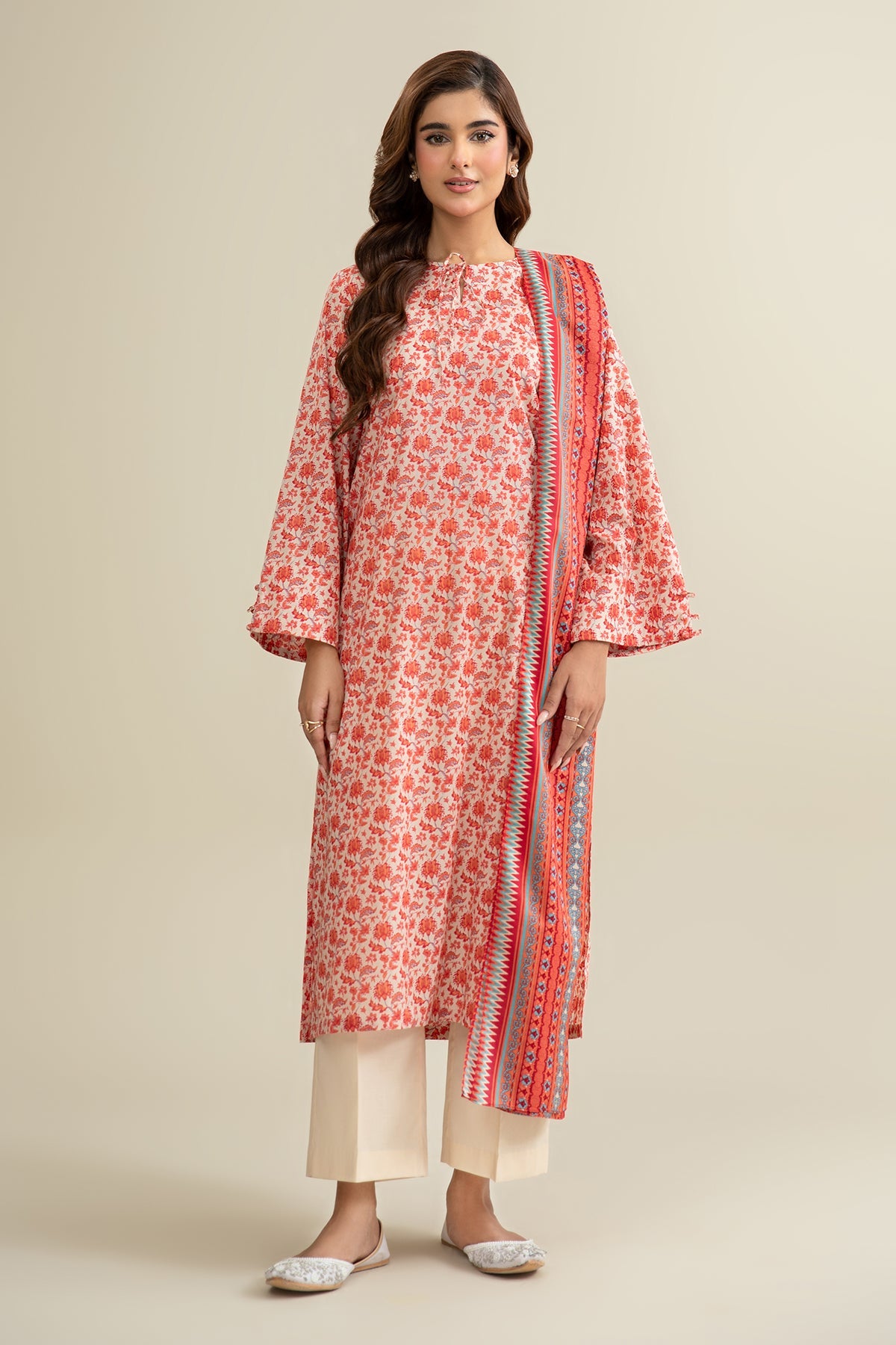 3 Piece - Printed Lawn Suit -  X6212 R - Shop Now at Kayseria