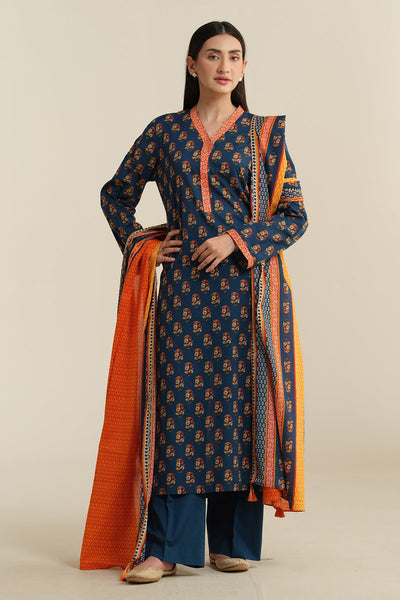 3 Piece - Printed Lawn Suit - X6215 R - Shop Now at Kayseria