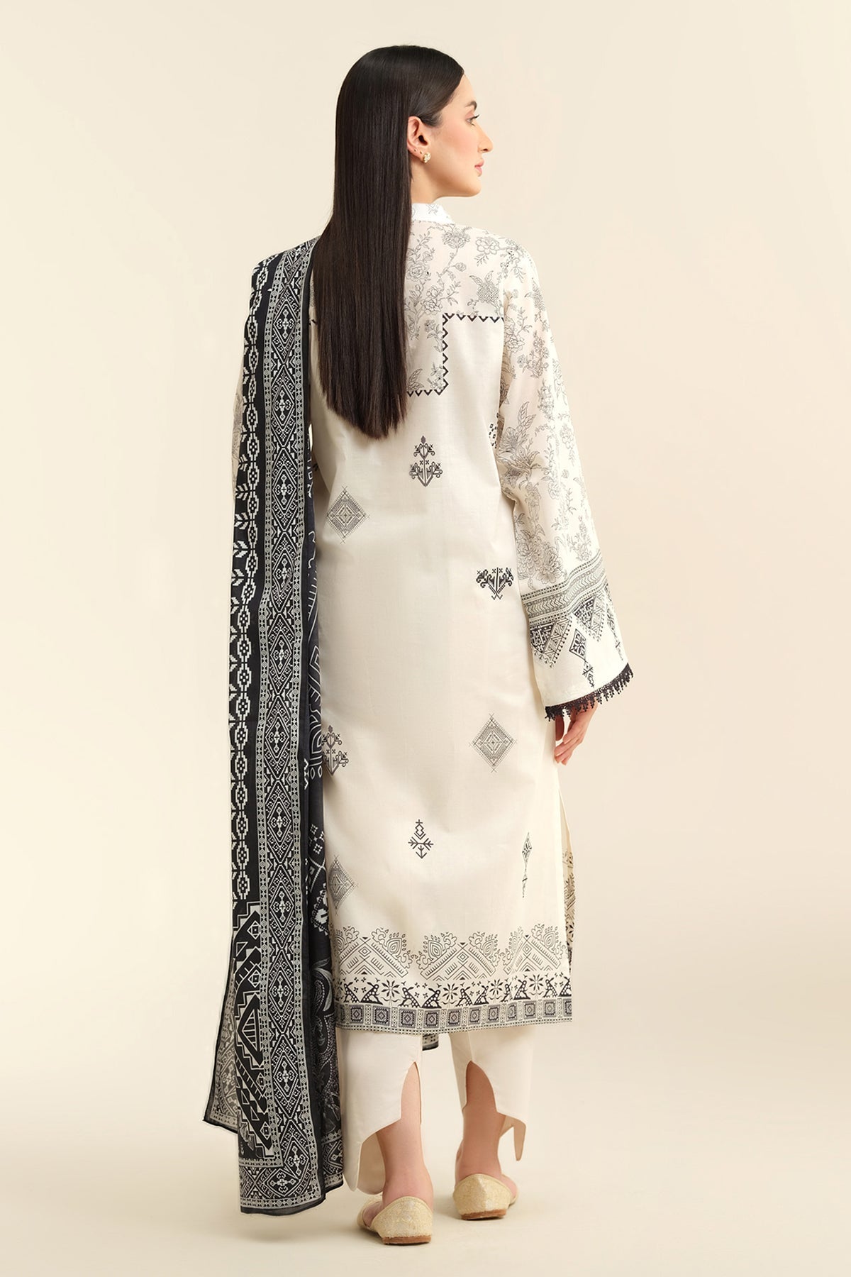 3 Piece - Printed Suit - X6236 - Shop Now at Kayseria