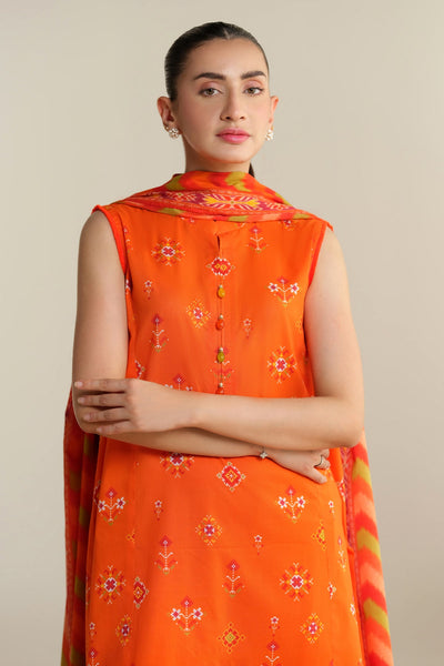 3 Piece - Printed Suit - X6238 - Shop Now at Kayseria