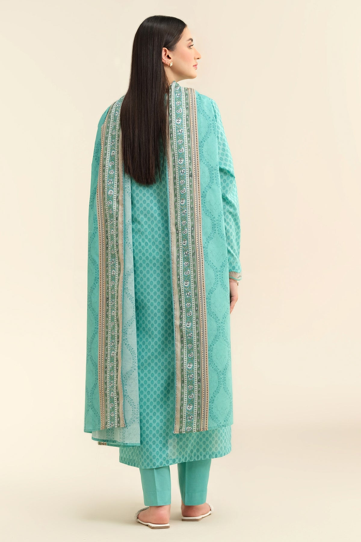 3 Piece - Printed Suit - X6245 - Shop Now at Kayseria