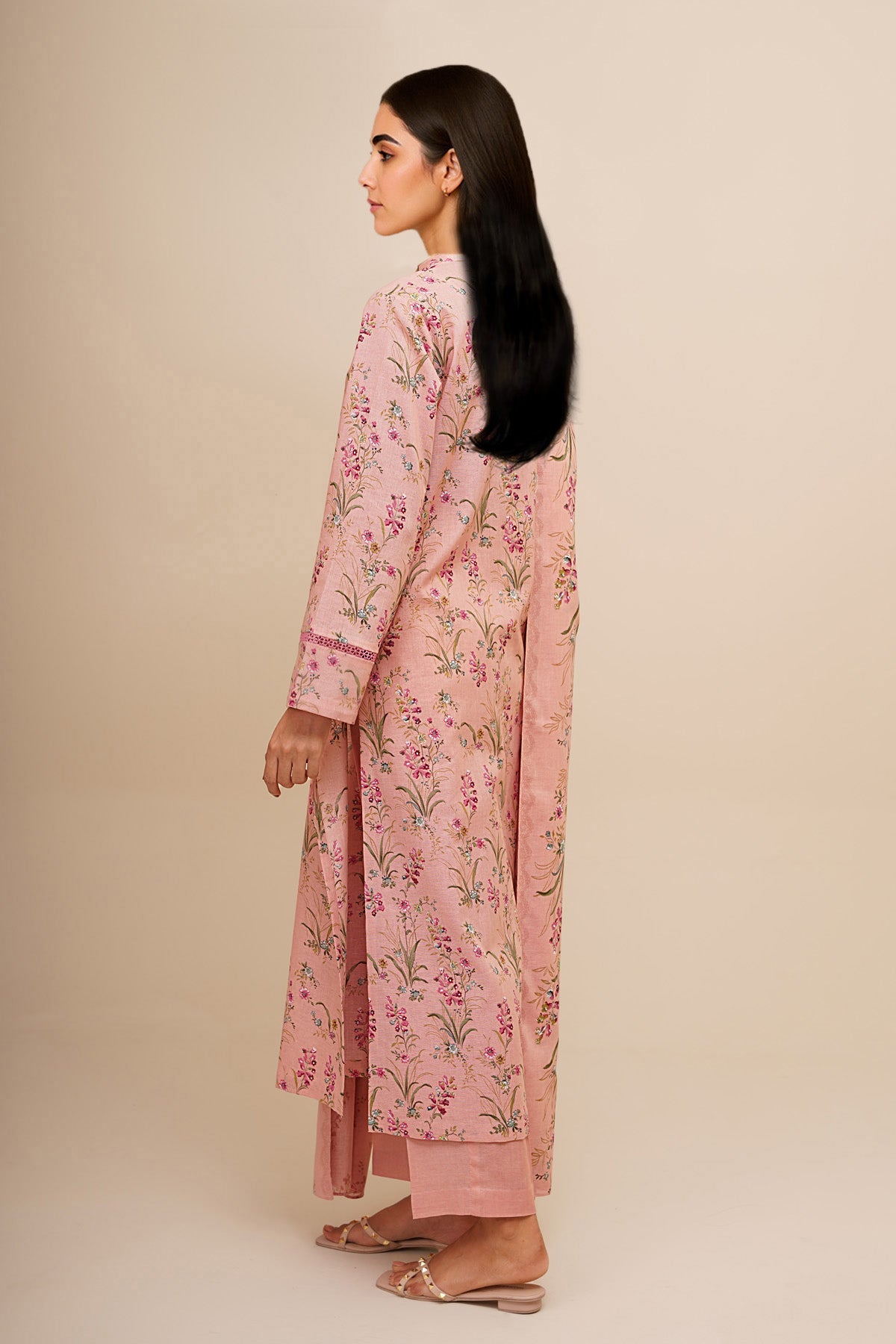 3 Piece - Printed Khaddar Suit - X7101 - Shop Now at Kayseria