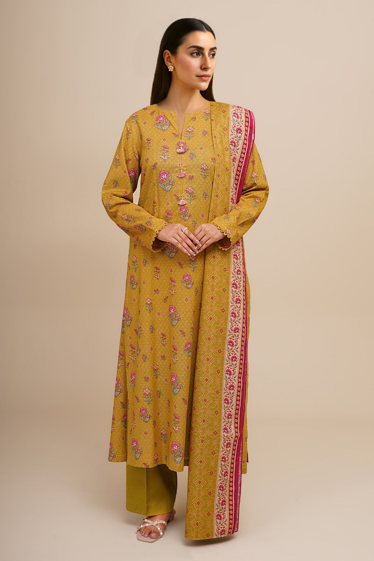3 Piece - Printed Lawn Suit - X7108 - Shop Now at Kayseria