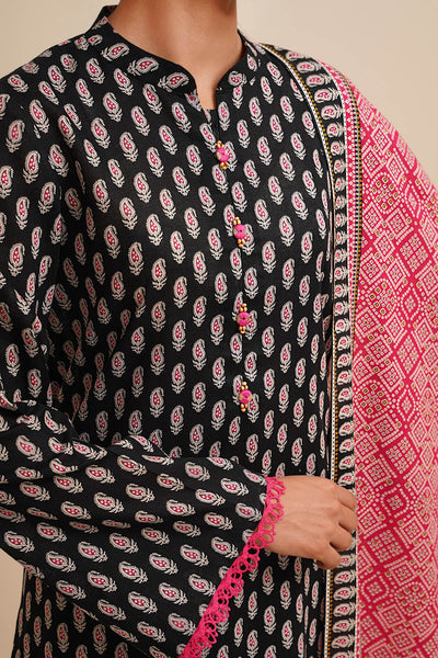 3 Piece - Printed Khaddar Suit - X7117 - Shop Now at Kayseria