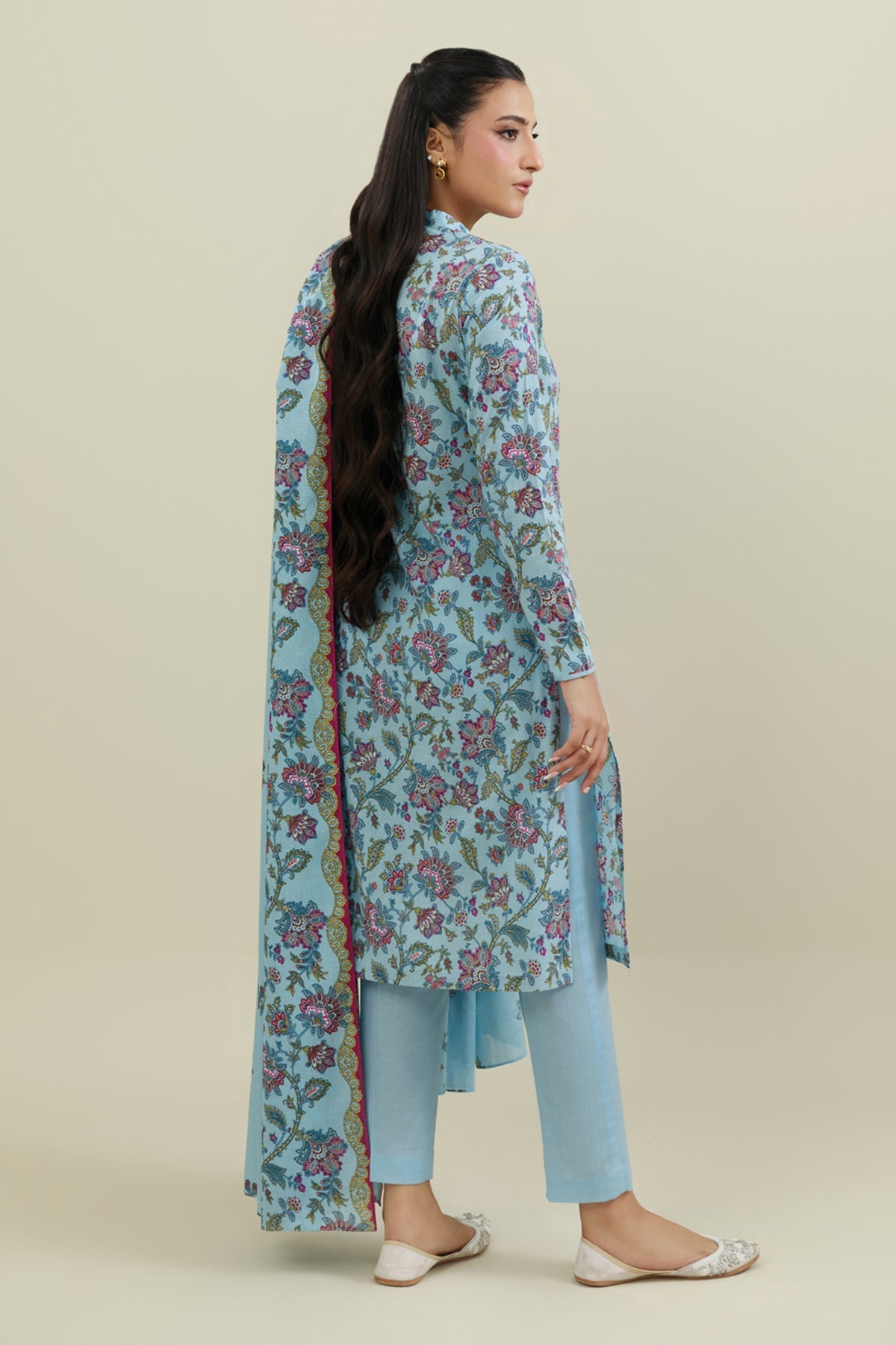 3 Piece - Printed Suit - X7121 - Shop Now at Kayseria