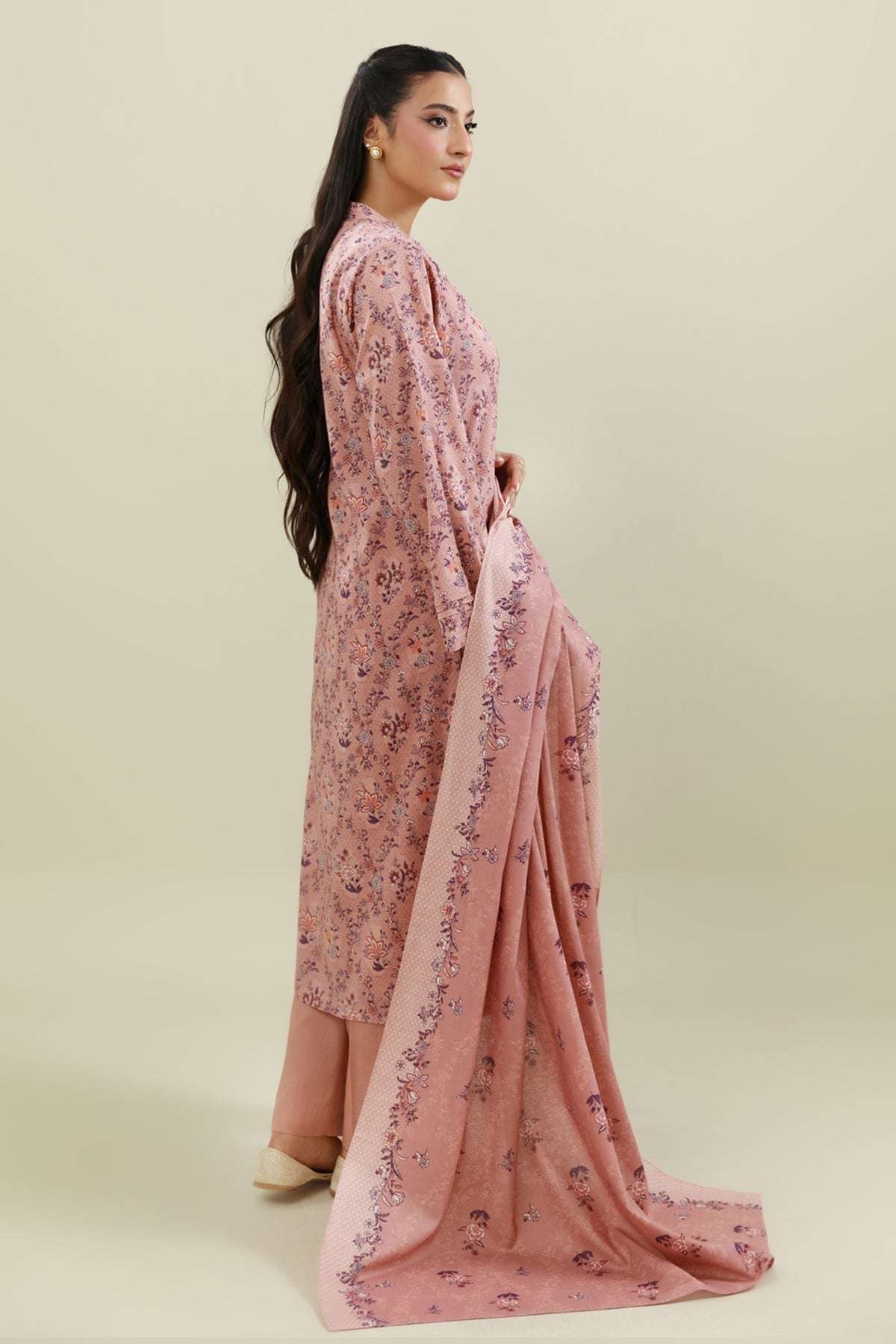 3 Piece - Printed Suit - X7124 - Shop Now at Kayseria
