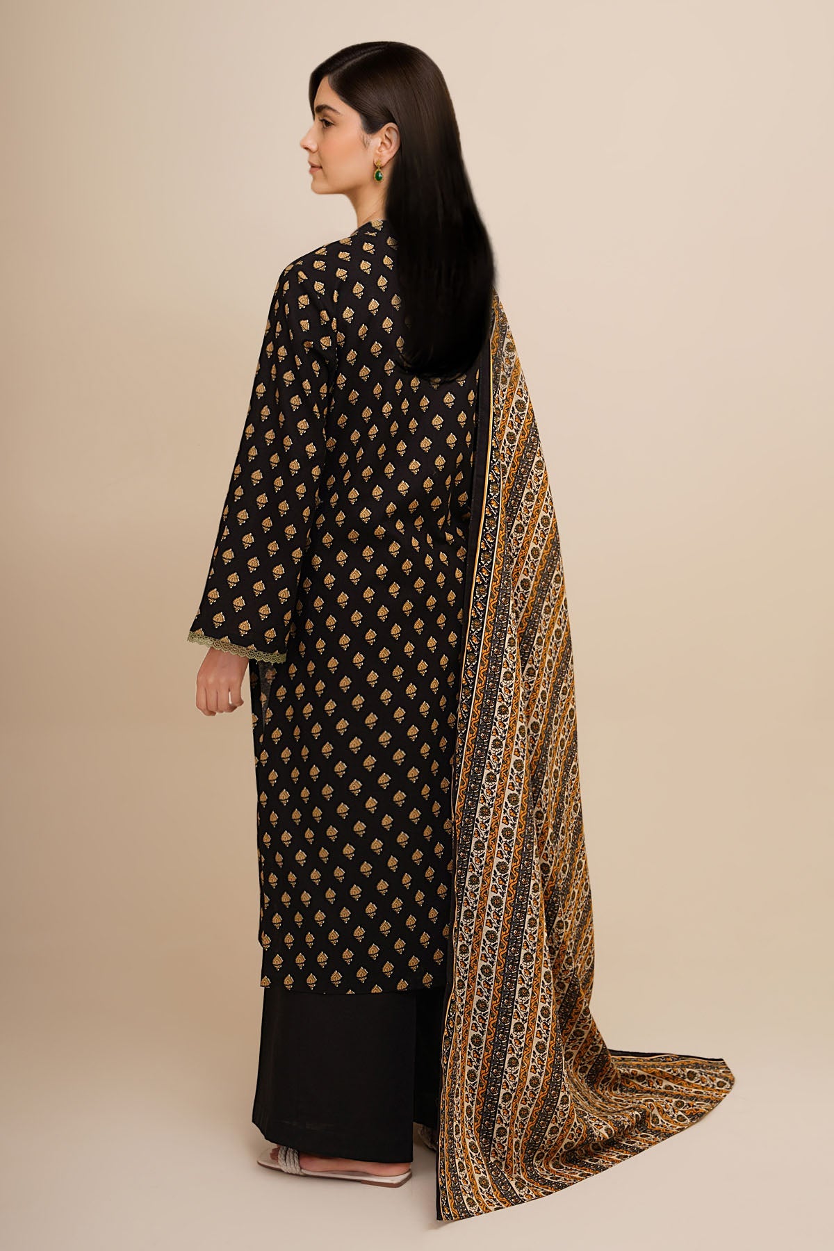 2 Piece - Printed Khaddar Suit - X7134 - Shop Now at Kayseria