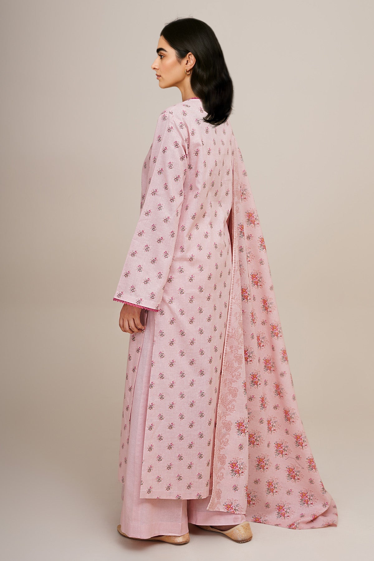 3 Piece - Printed Khaddar Suit - X7140 - Shop Now at Kayseria