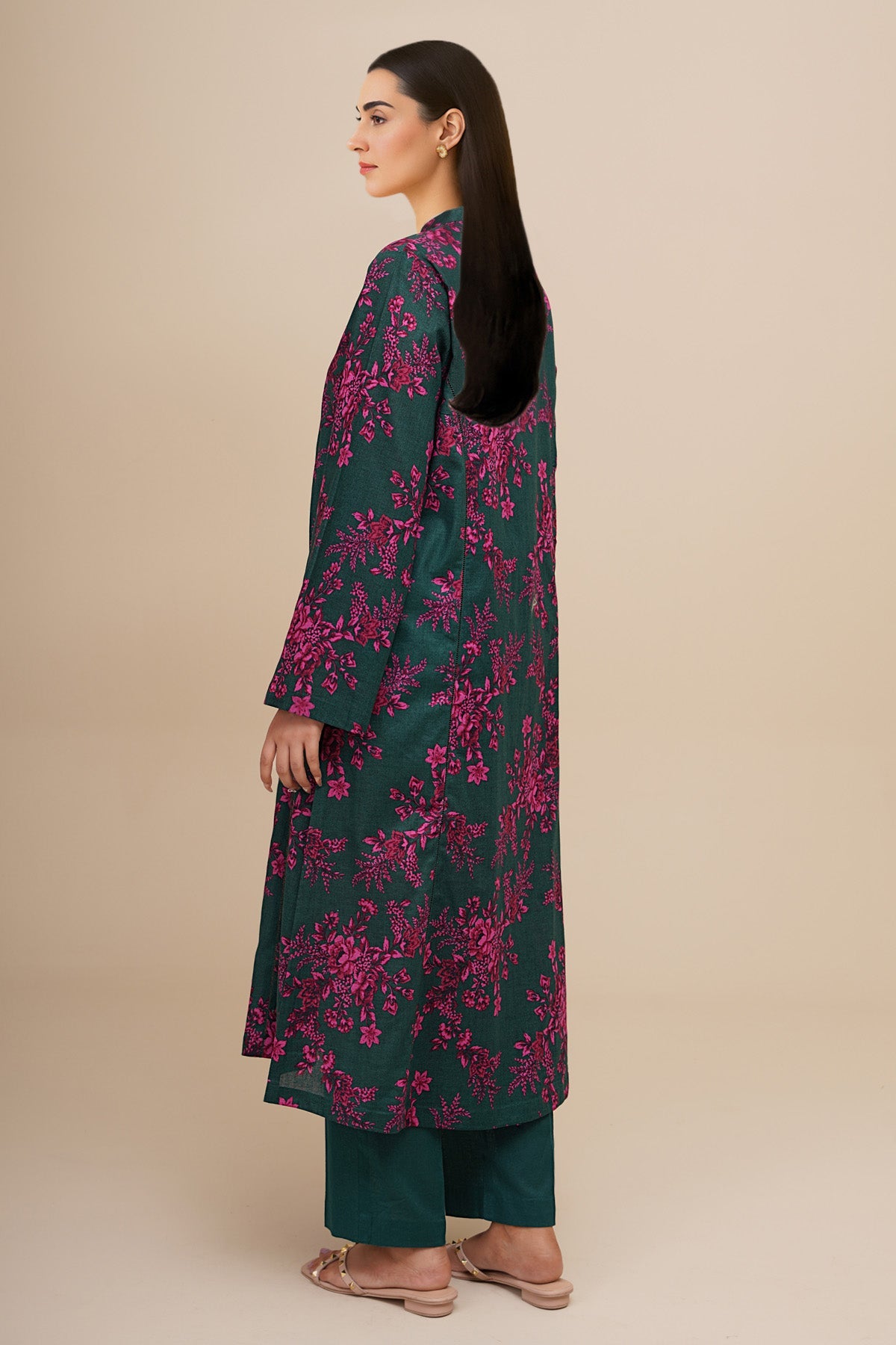 2 Piece - Printed Khaddar Suit - X7158 - Shop Now at Kayseria