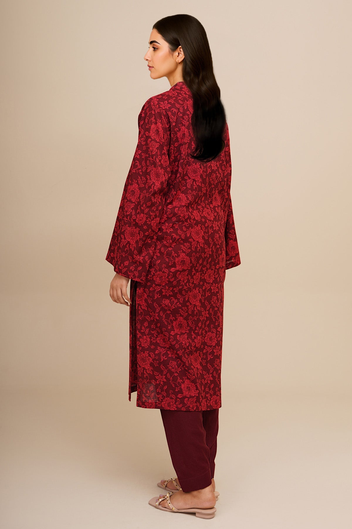 2 Piece - Printed Khaddar Suit - X7161 - Shop Now at Kayseria