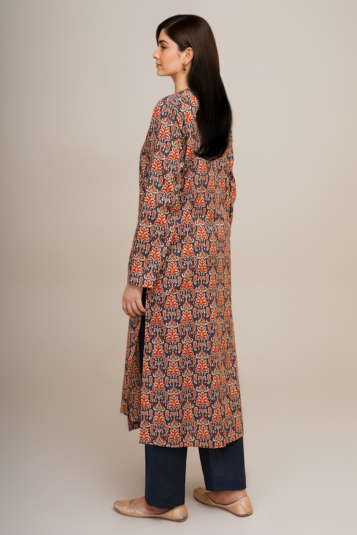 2 Piece - Printed Khaddar Suit - X7166 - Shop Now at Kayseria