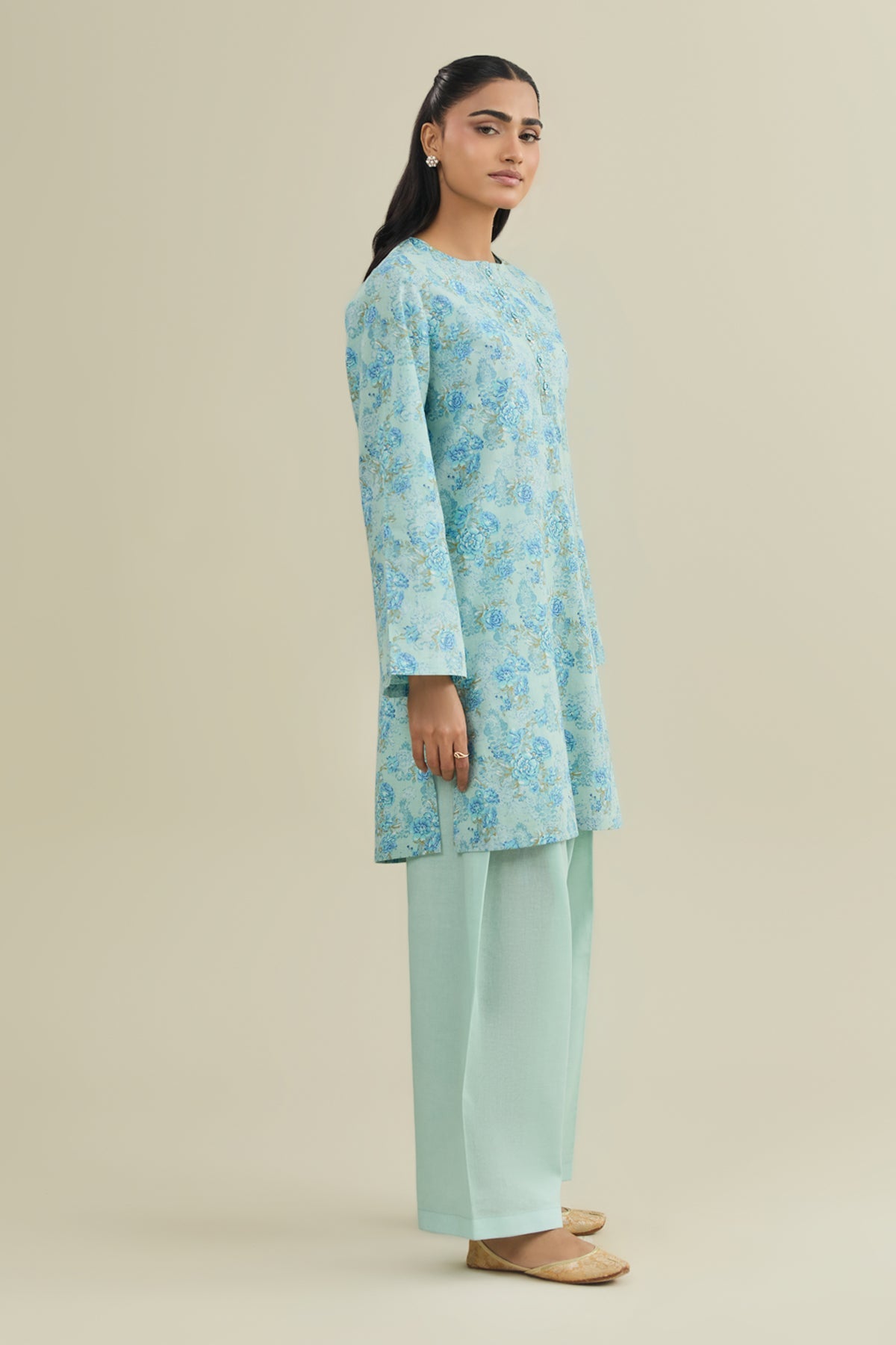 2 Piece - Printed Suit - X7167 - Shop Now at Kayseria