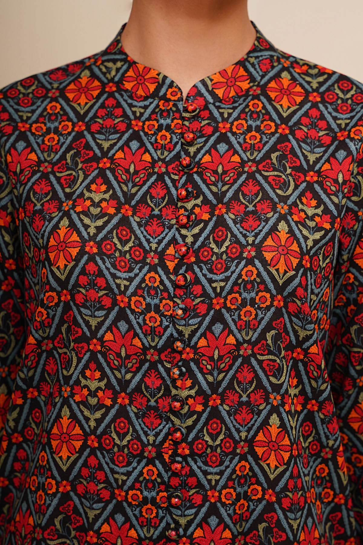 2 Piece - Printed Khaddar Suit - X7172 - Shop Now at Kayseria