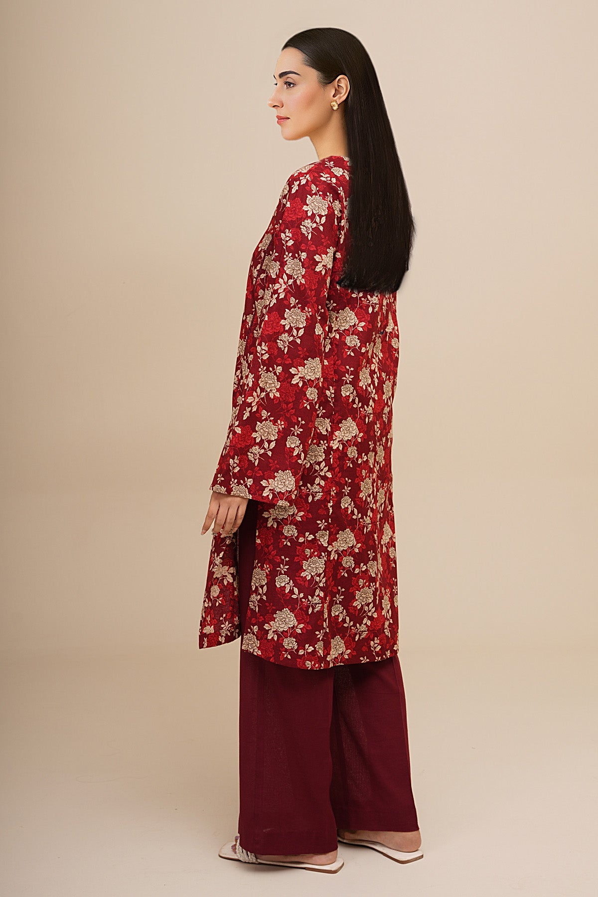 2 Piece - Printed Khaddar Suit - X7173 - Shop Now at Kayseria