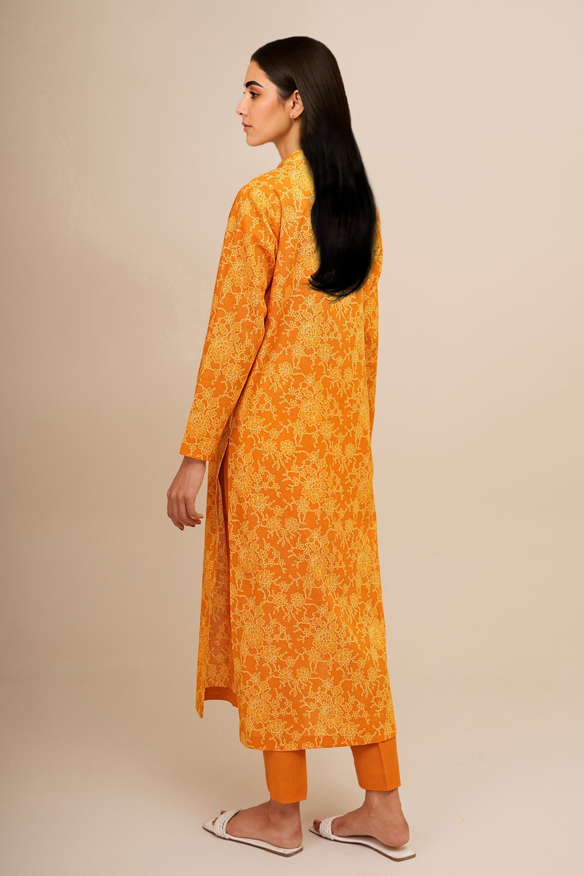 2 Piece - Printed Khaddar Suit - X7175 - Shop Now at Kayseria