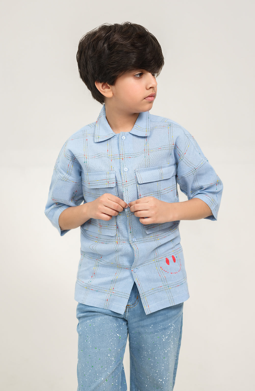 Boys Oversized Shirt - BW704125 - Shop Now at Leisure Club