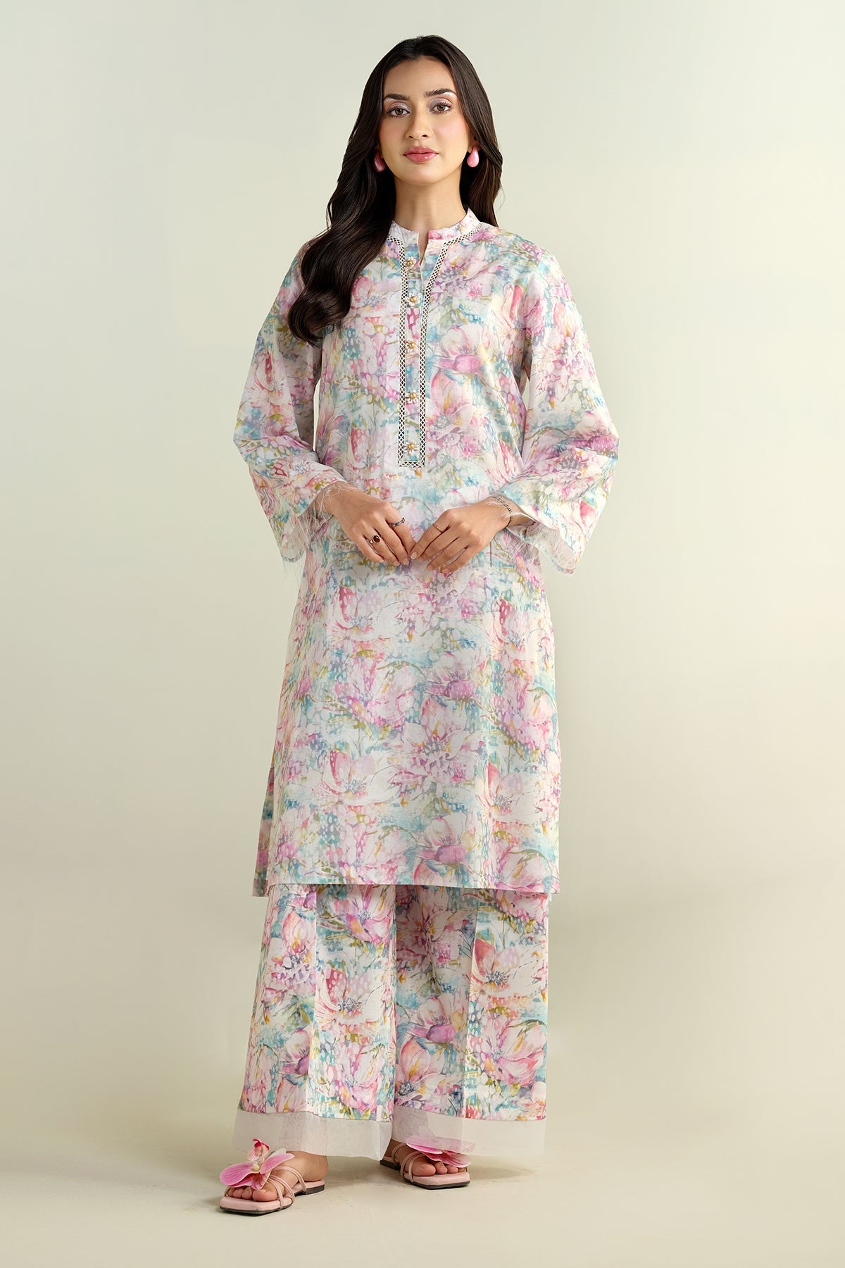 2 Piece - Printed Suit - C6116 - Shop Now at Kayseria