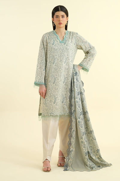 2 Piece - Embroidered Suit - C6202 - Shop Now at Kayseria