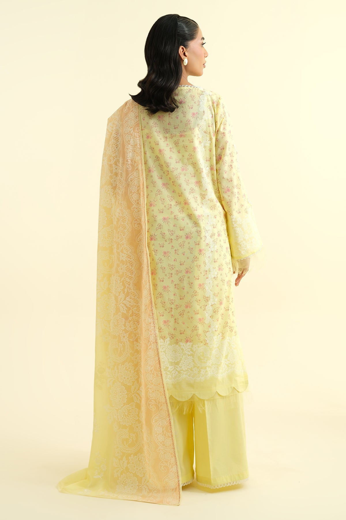 3 Piece - Printed & Embroidered Lawn Suit - C6240 - Shop Now at Kayseria