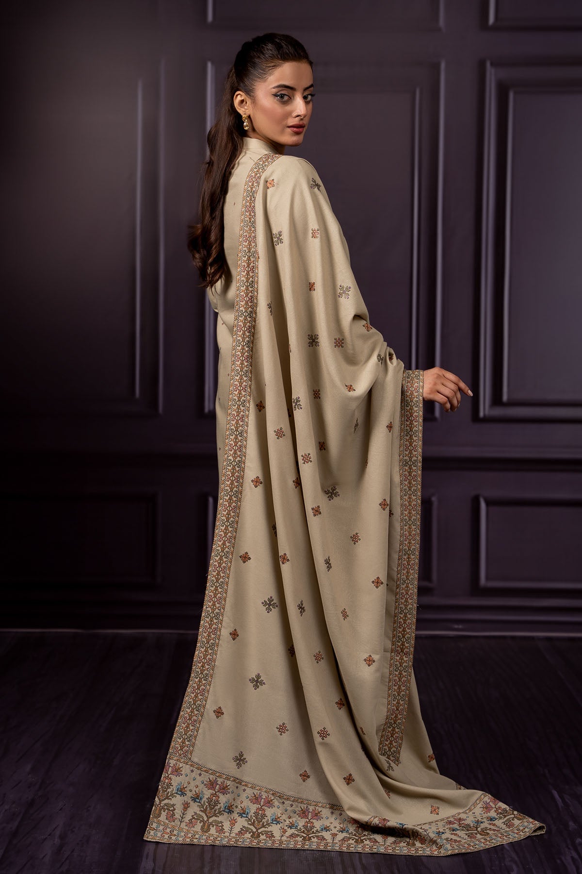 3 Piece - Embroidered Suit - E1454 - Shop Now at Kayseria