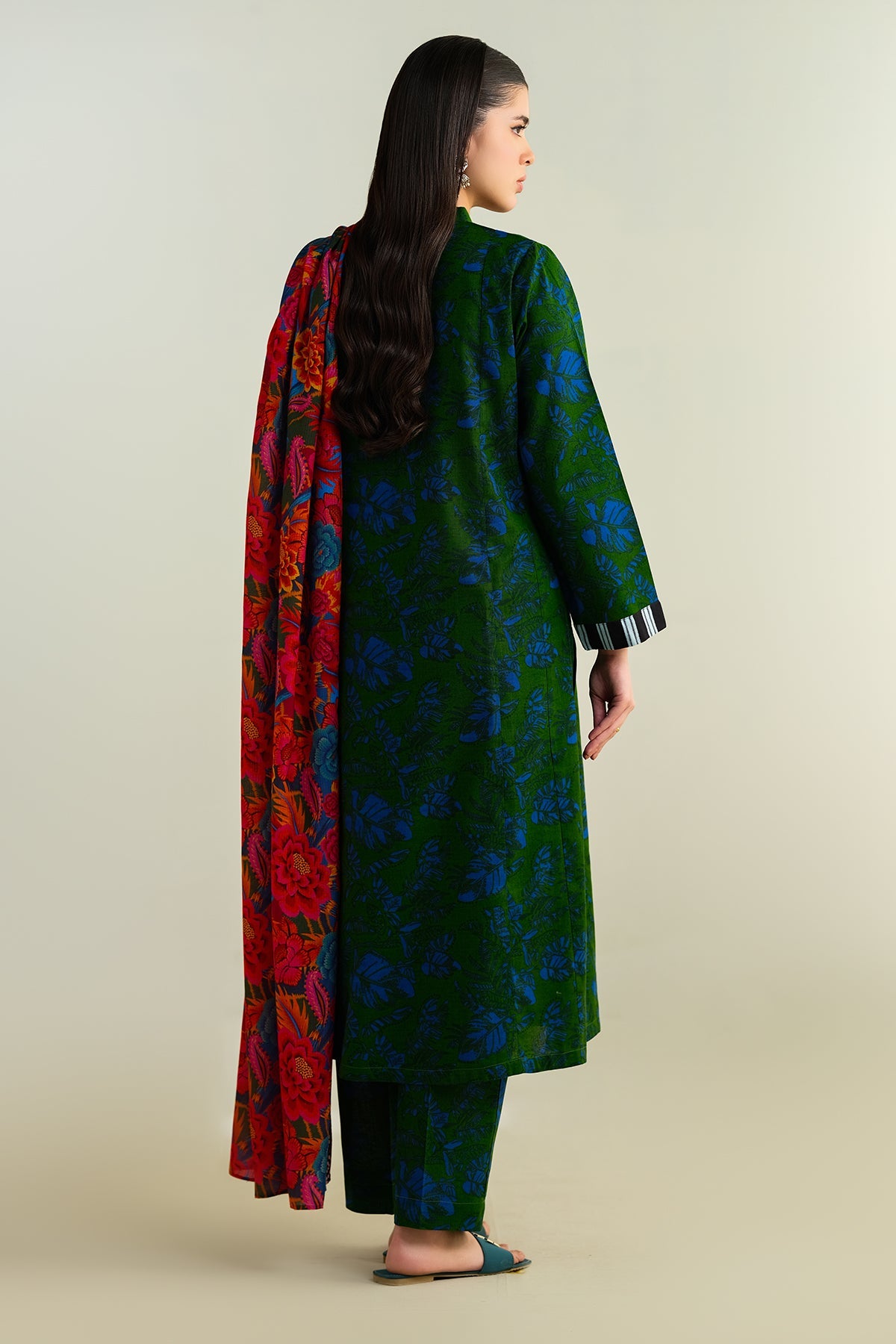 3 Piece - Printed Suit - KPW24-P3043-43