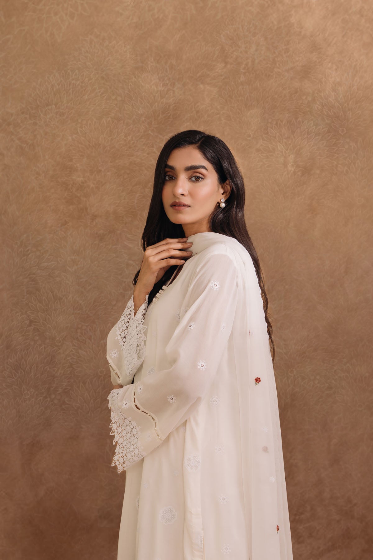 4 Piece - Embroidered Swiss Lawn Suit - MC1203-4 - Shop Now at Kayseria