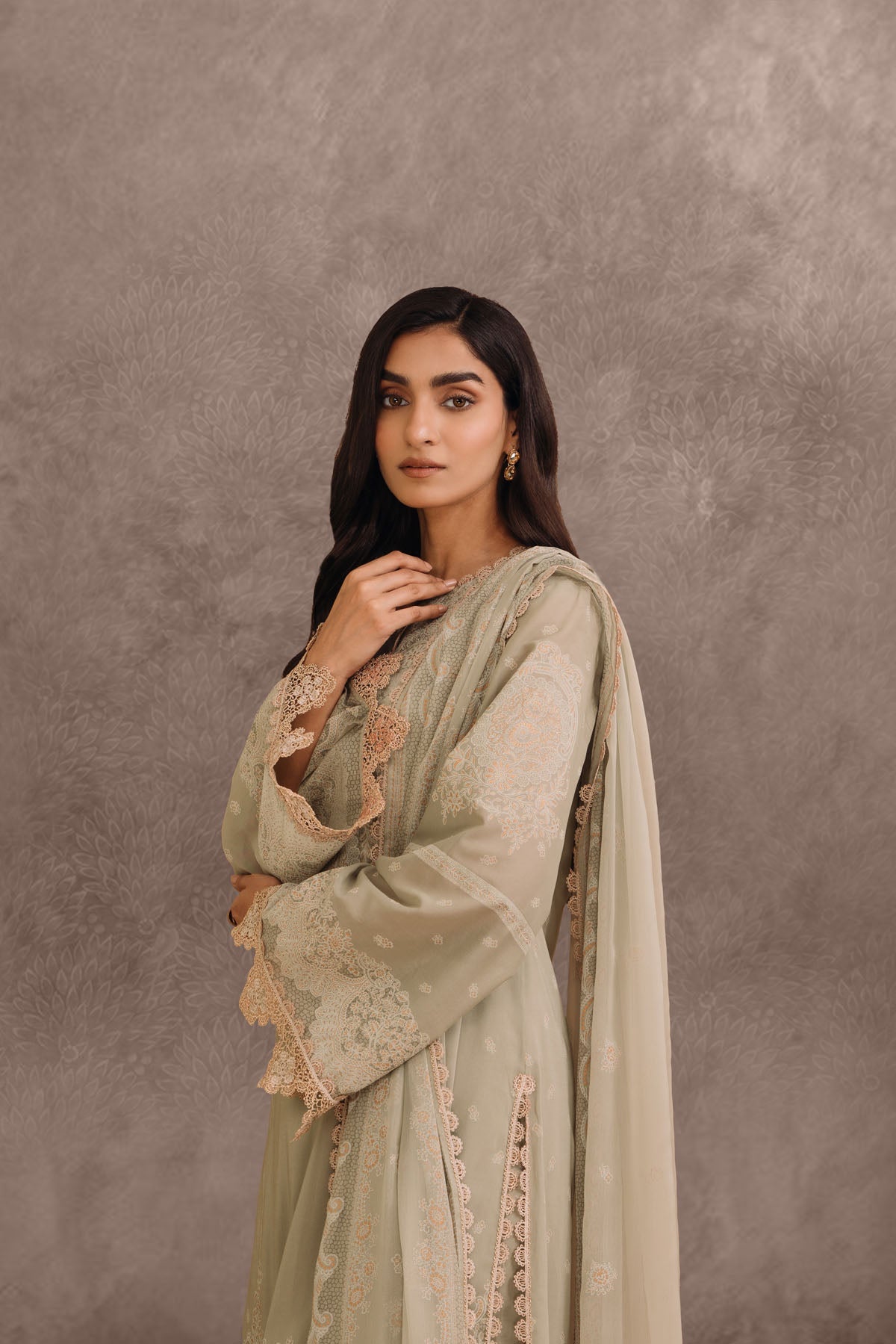 4 Piece - Printed Swiss Lawn Suit - MC1209-11 - Shop Now at Kayseria