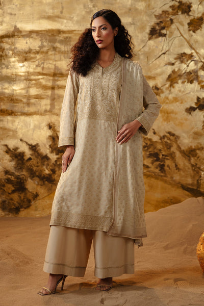 4 Piece - Embroidered Dhaka Malmal Suit - MCP1230 - Shop Now at Kayseria