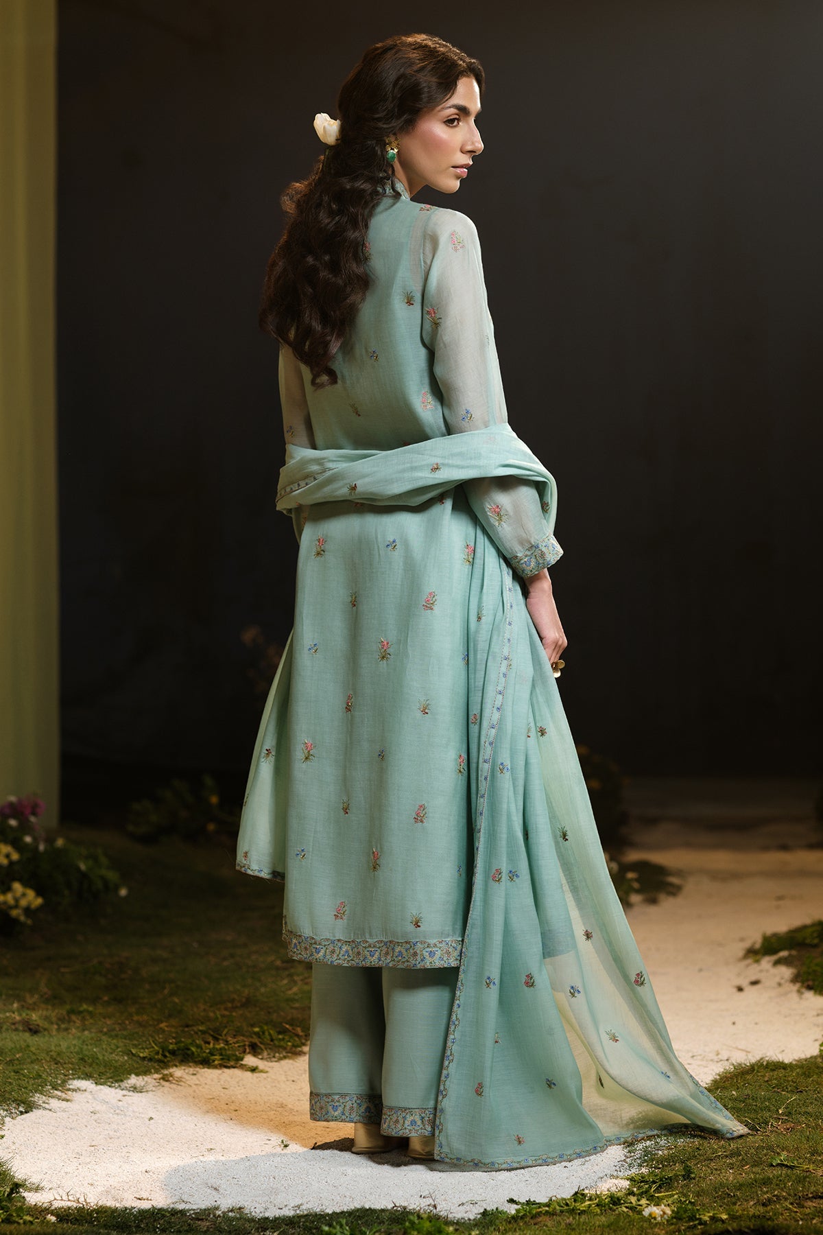 4 Piece - Embroidered Kara Cotton Suit - MCP1341-2 - Shop Now at Kayseria