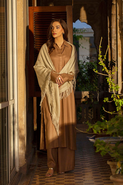 Embroidered Sawati Wool Stawler - MCP1520-2 - Shop Now at Kayseria