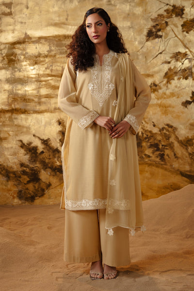 4 Piece - Embroidered Kara Cotton Suit - MCP1704-2 - Shop Now at Kayseria