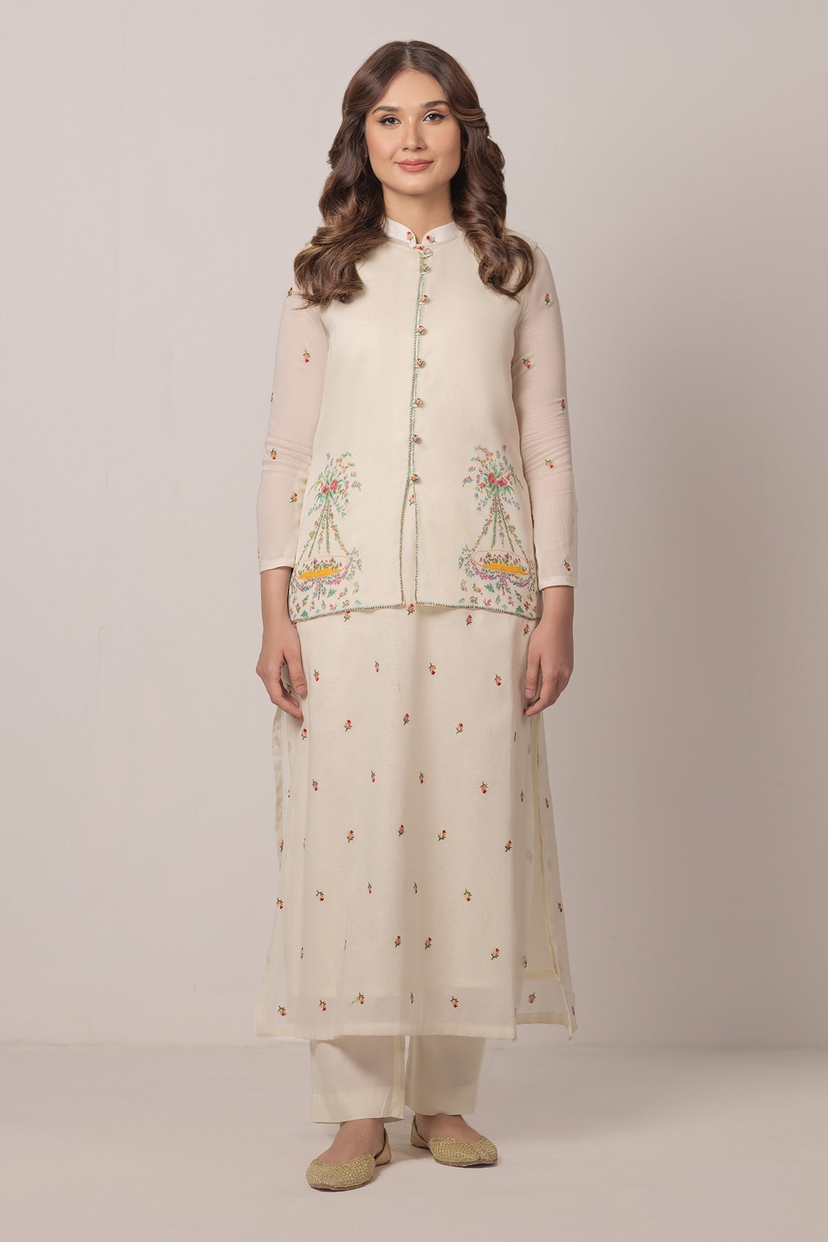 Printed Waist Coat - MCP-1306-6 - Shop Now at Kayseria