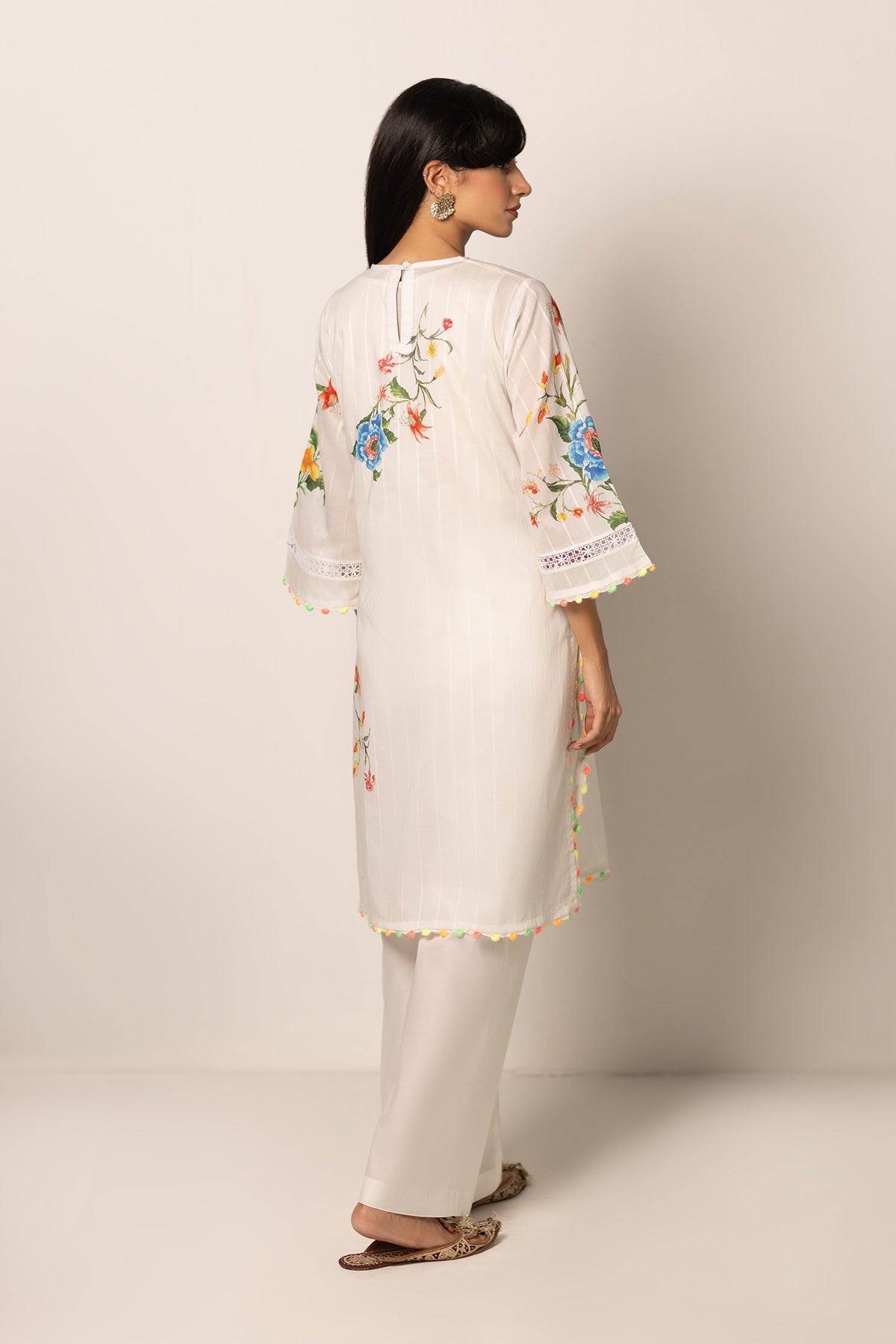 Printed Stripe Lawn Shirt - MCP-1321-25 - Shop Now at Kayseria