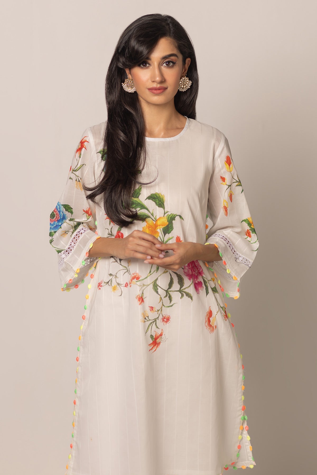 Printed Stripe Lawn Shirt - MCP-1321-25 - Shop Now at Kayseria
