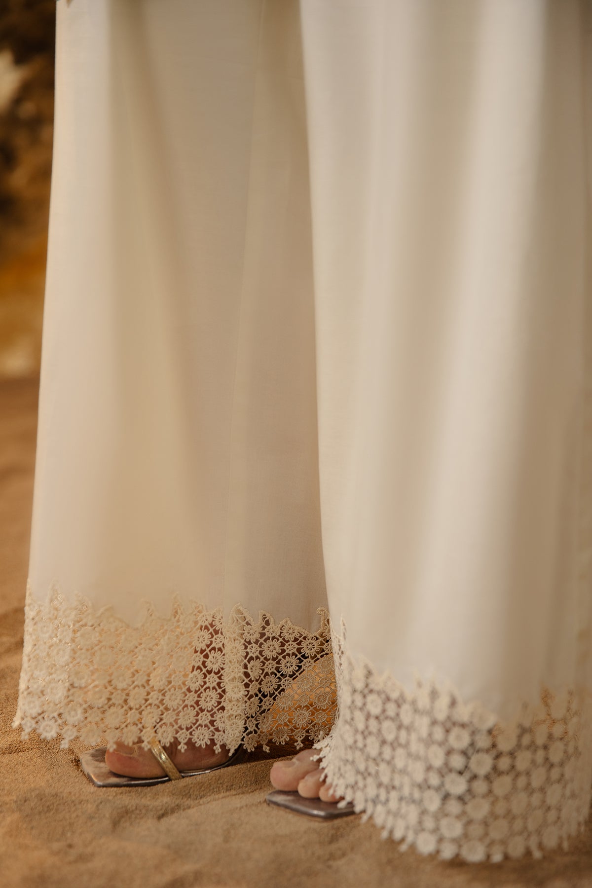 Embroidered Cambric Trousers - MCP1706 - Shop Now at Kayseria