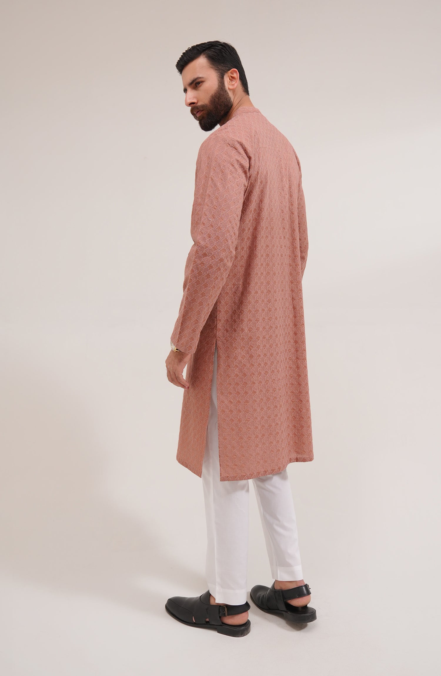 Men's Embroidered Kurta - Shop Now at Shahnameh