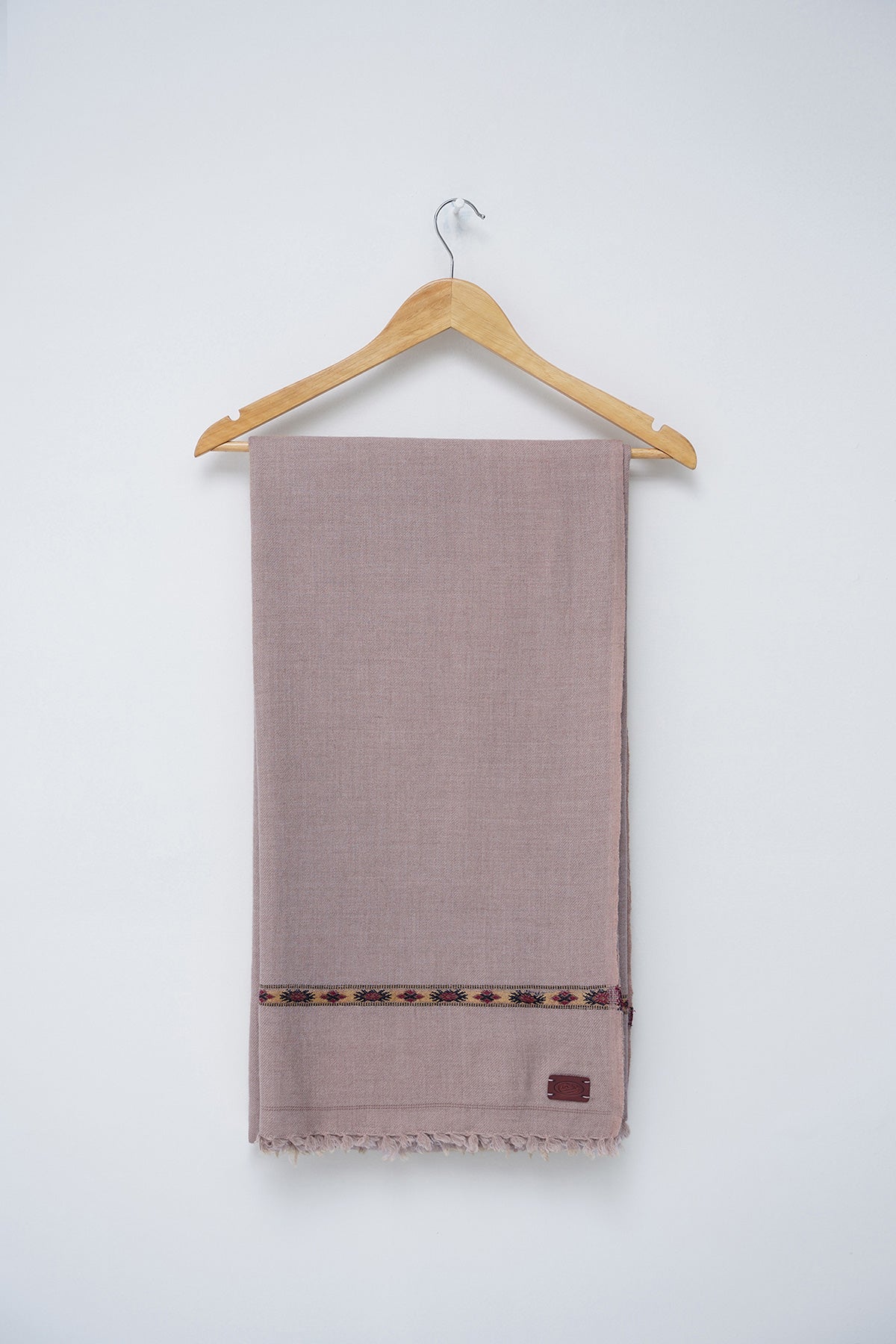 Khaki Fine Wool Shawl
