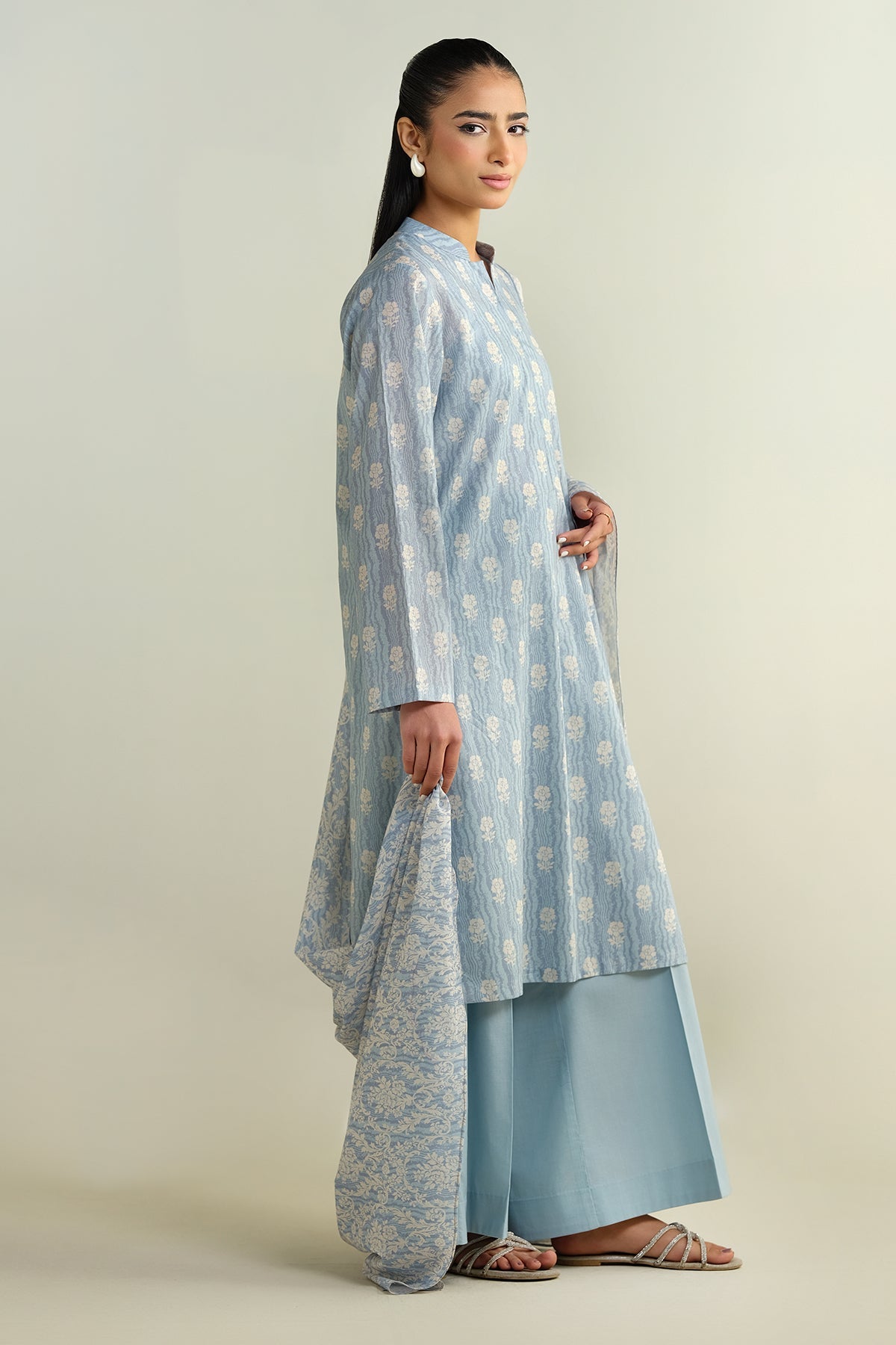 3 Piece - Printed Suit - X6103 - Shop Now at Kayseria