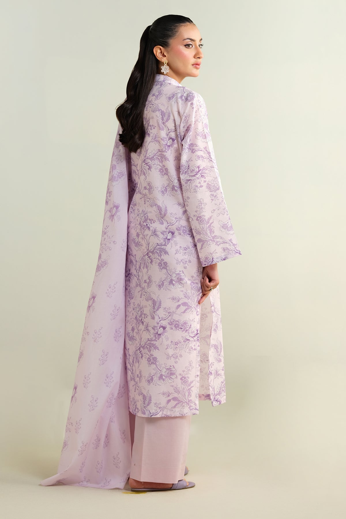 3 Piece - Printed Suit - X6105 R - Shop Now at Kayseria
