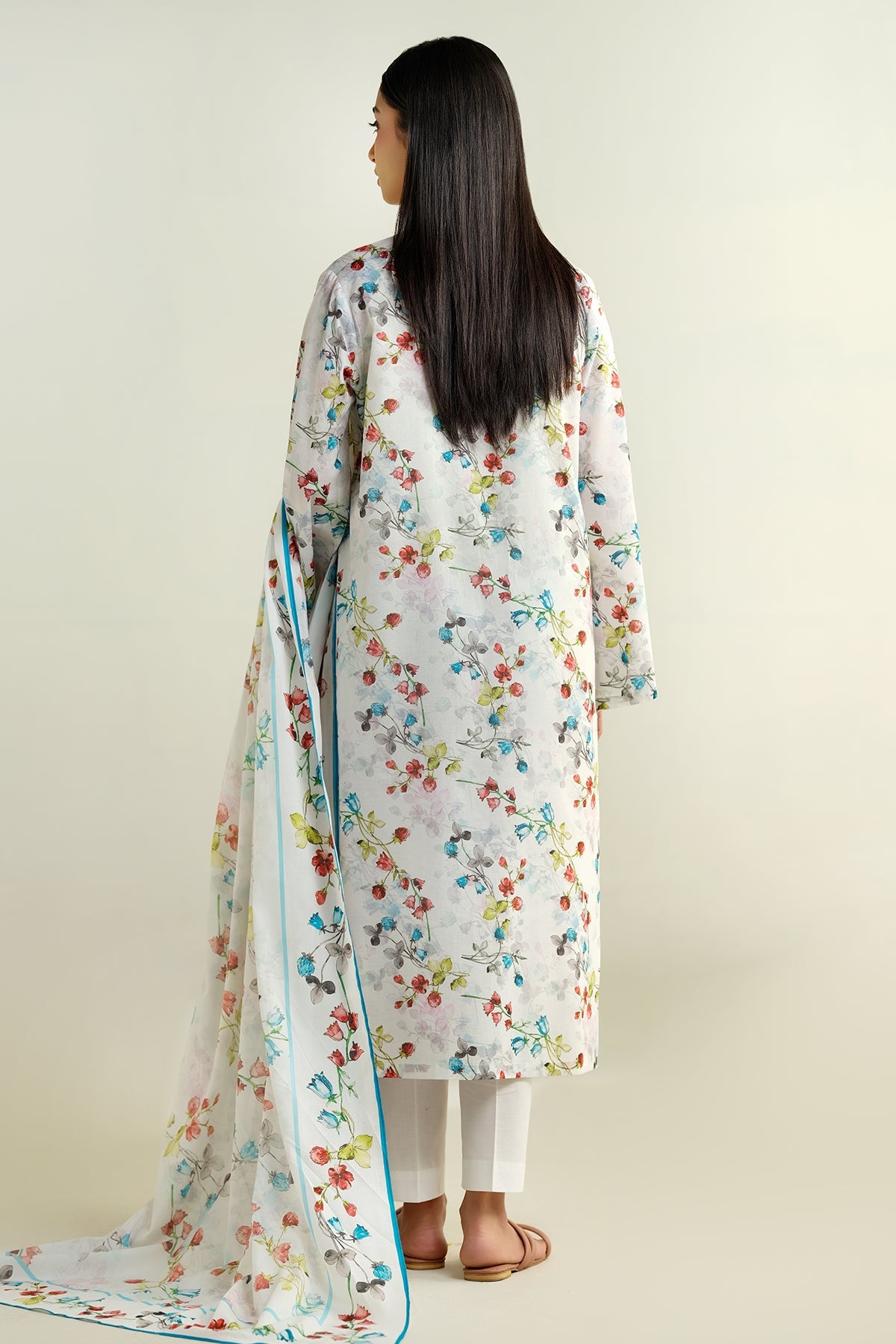 3 Piece - Printed Suit - X6133 - Shop Now at Kayseria