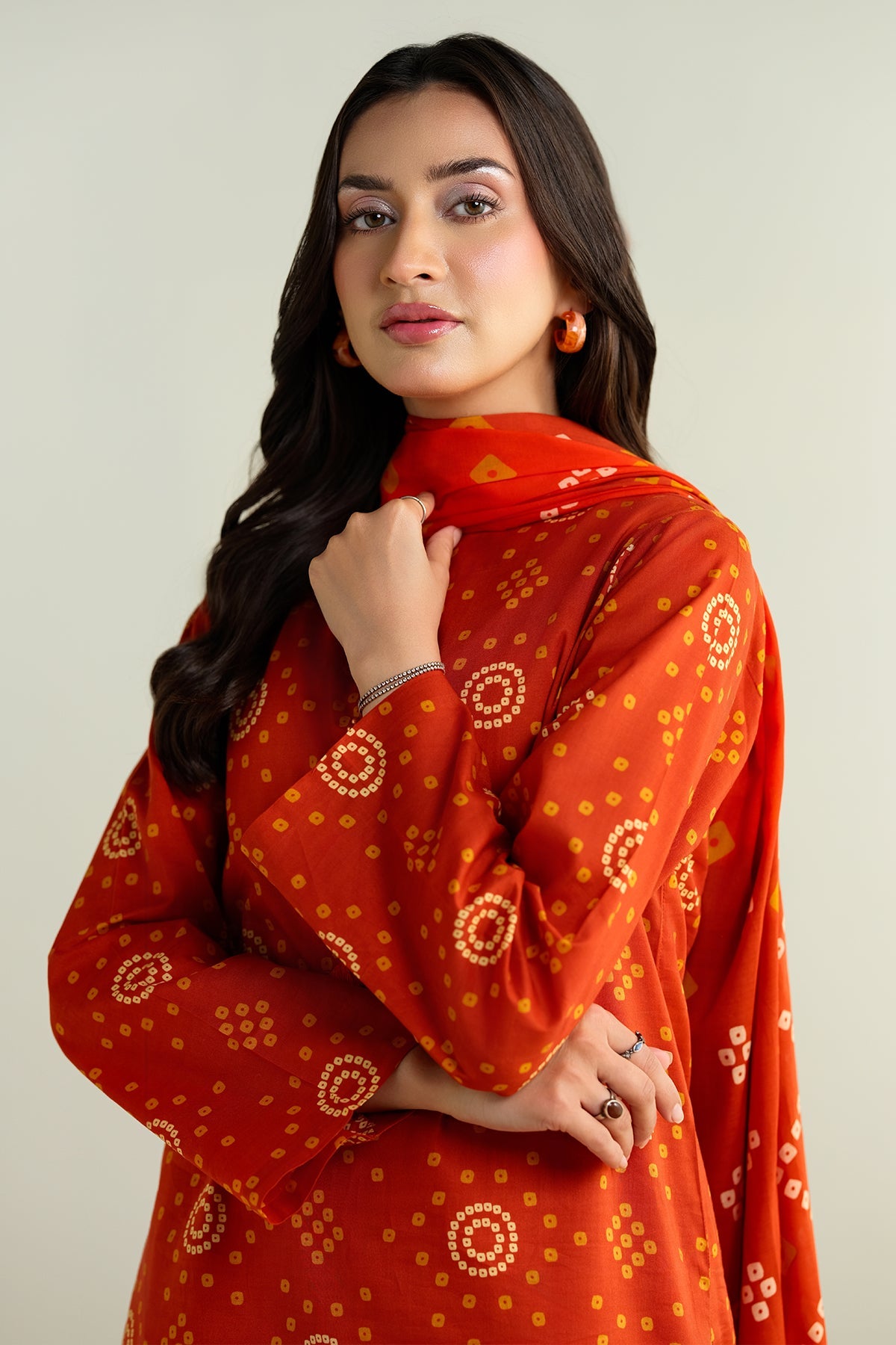 3 Piece - Printed Suit - X6135 - Shop Now at Kayseria