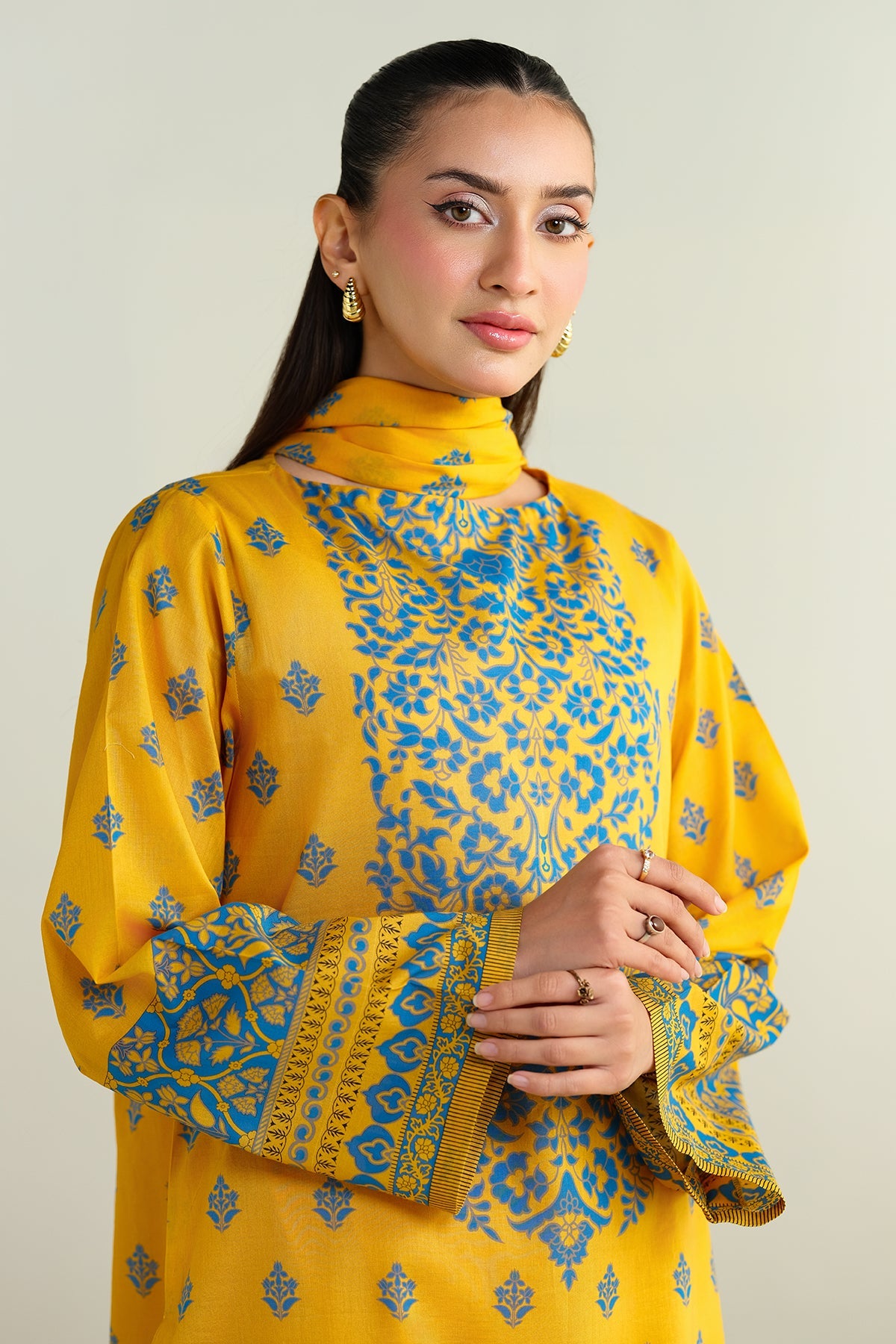 3 Piece - Printed Suit - X6140 - Shop Now at Kayseria